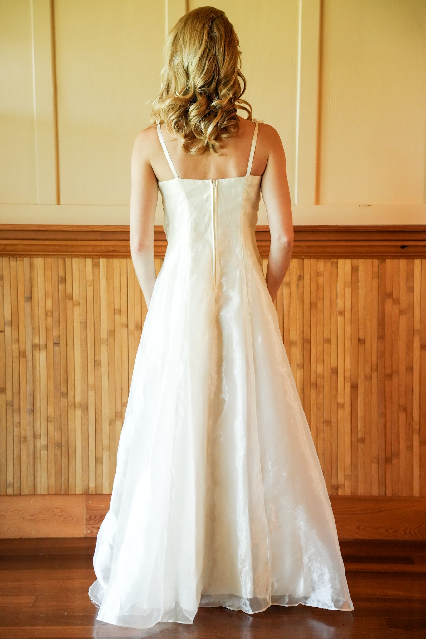 1960's Cross Rosette Bridal Gown