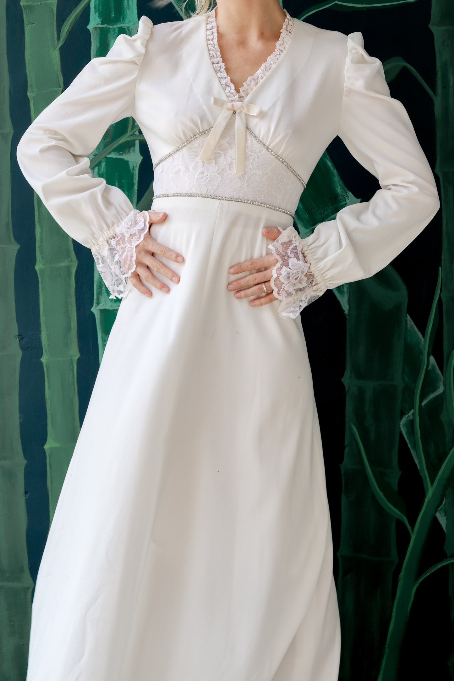 1940's Vintage Wedding Gown