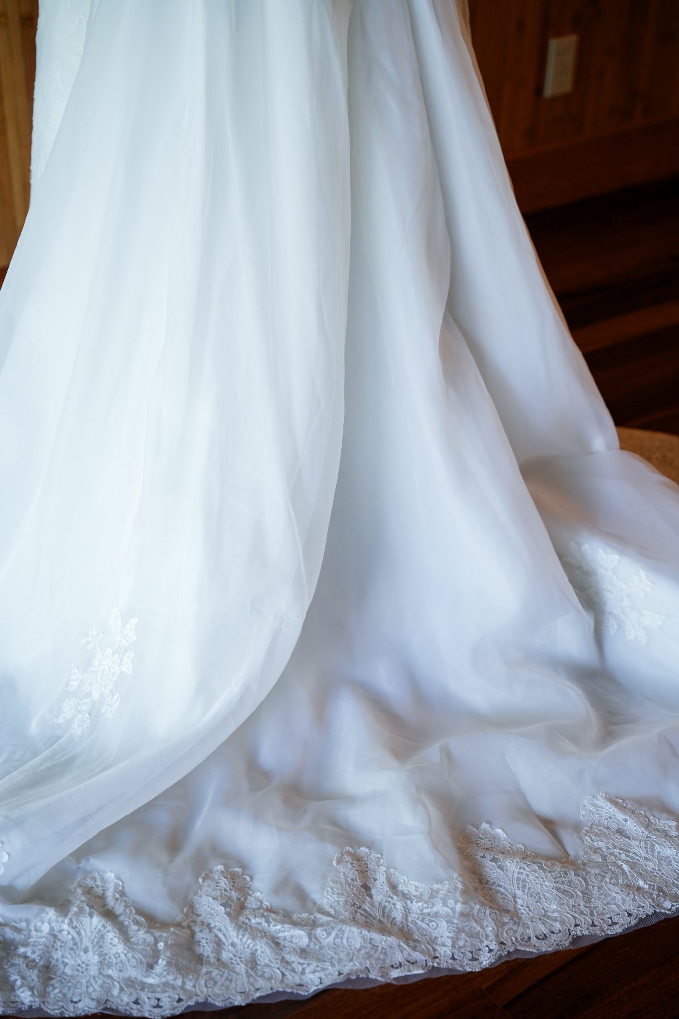Lace Sleeved Bridal Gown