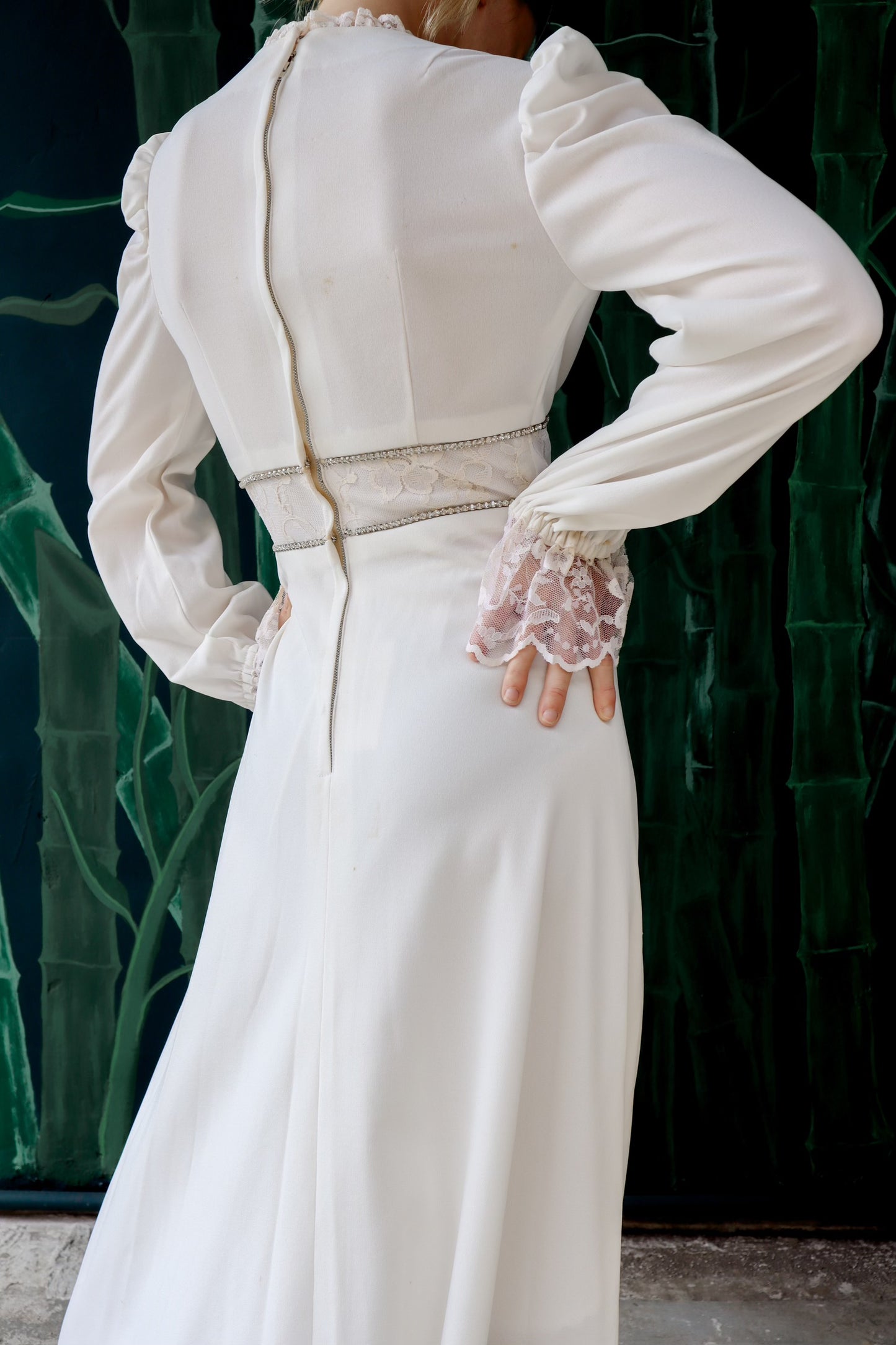 1940's Vintage Wedding Gown