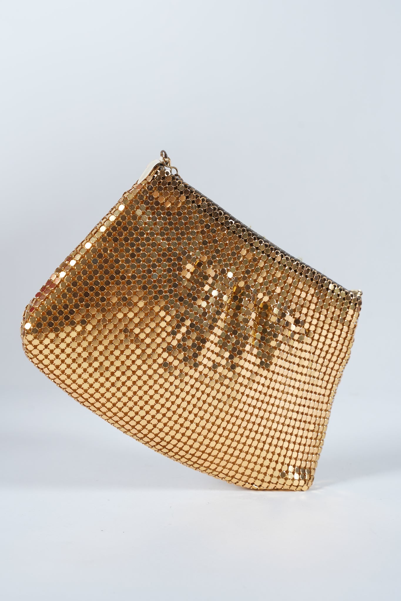 Vintage Gold Chainmail Mini Purse