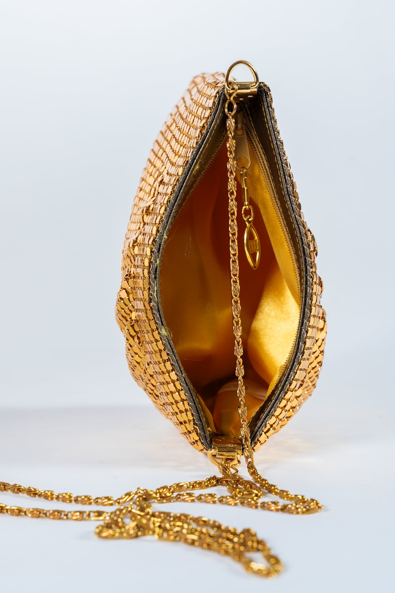 Vintage Gold Chainmail Mini Purse