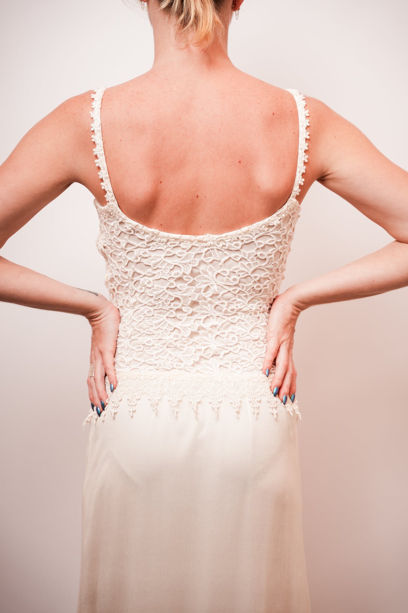 Boho Lacey Bridal Dress