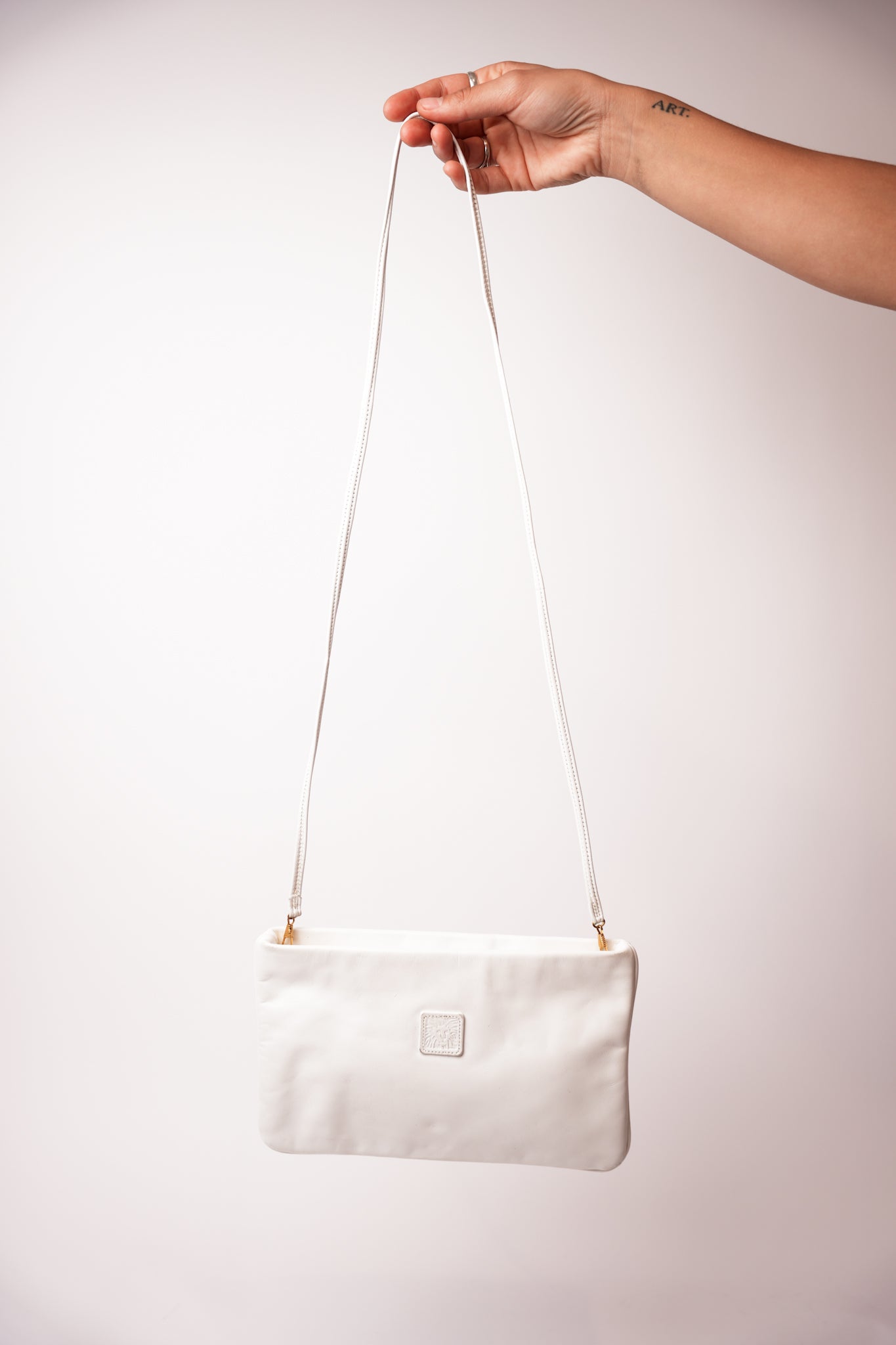 White Anne Klein Clutch