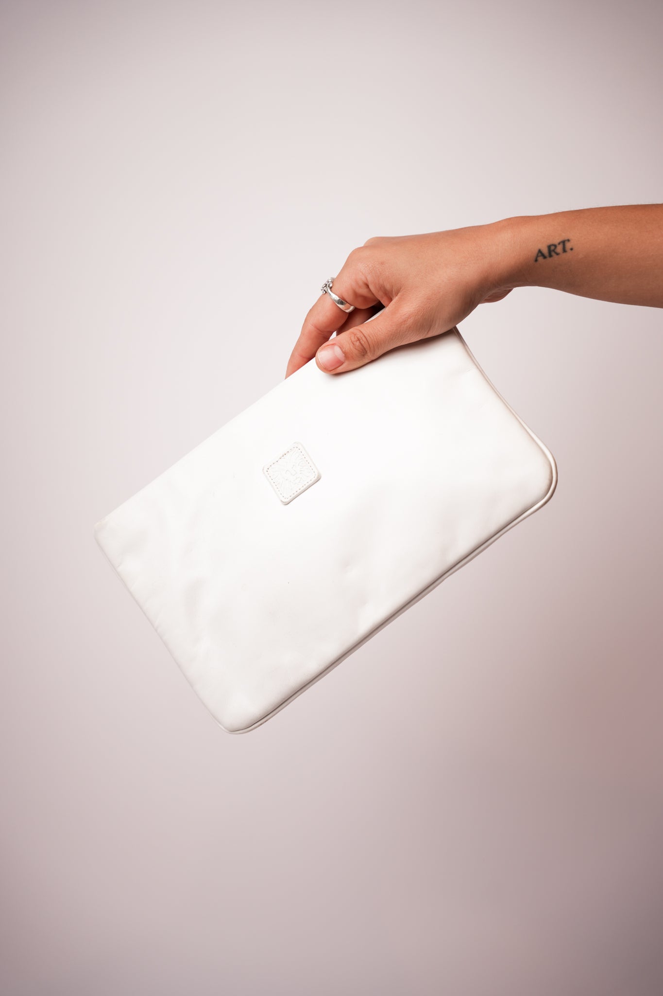 White Anne Klein Clutch