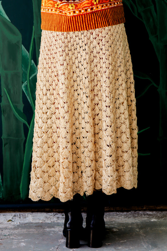 Vintage Handmade Grass Skirt