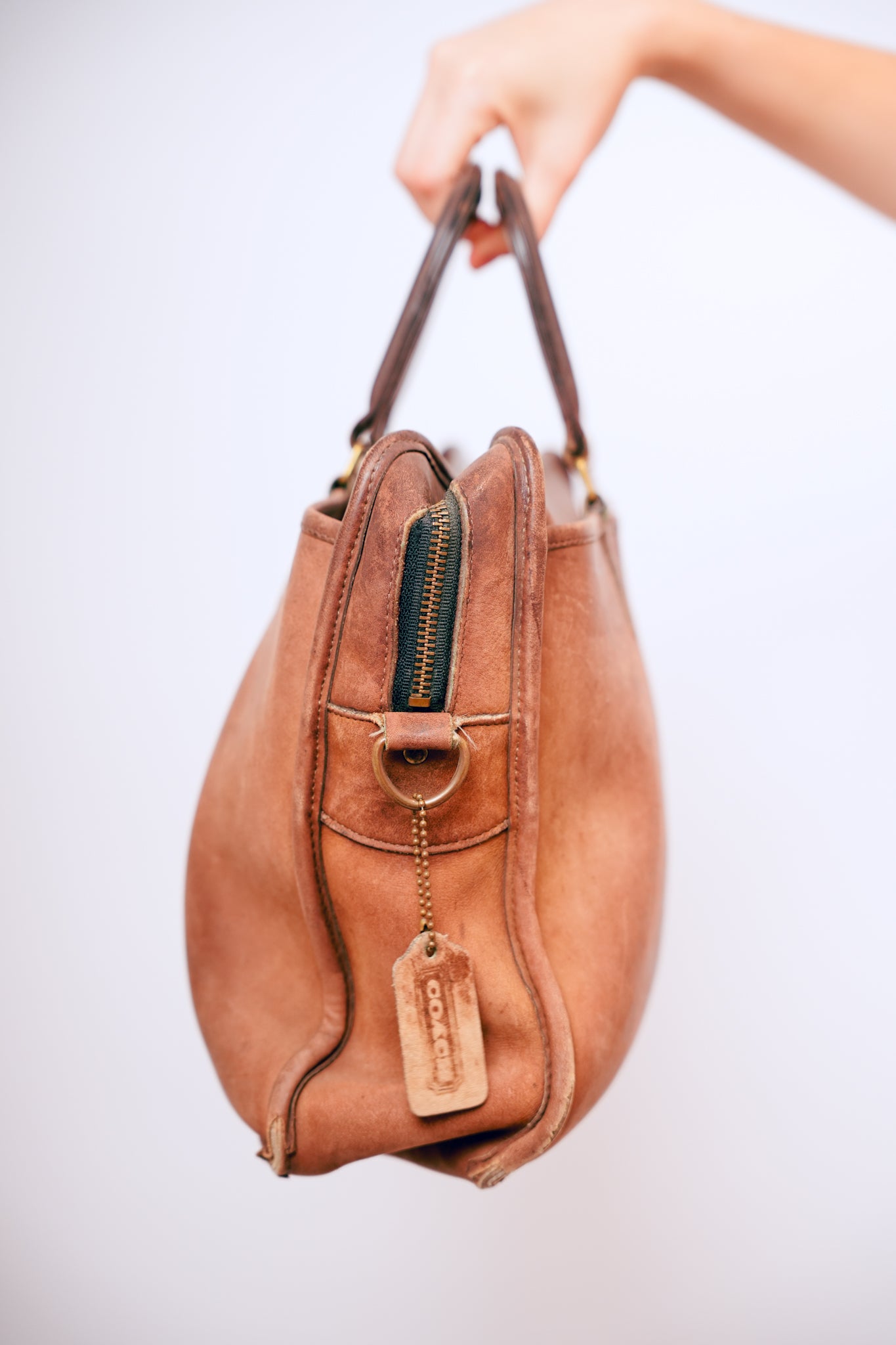 Vintage Brown Coach Briefcase