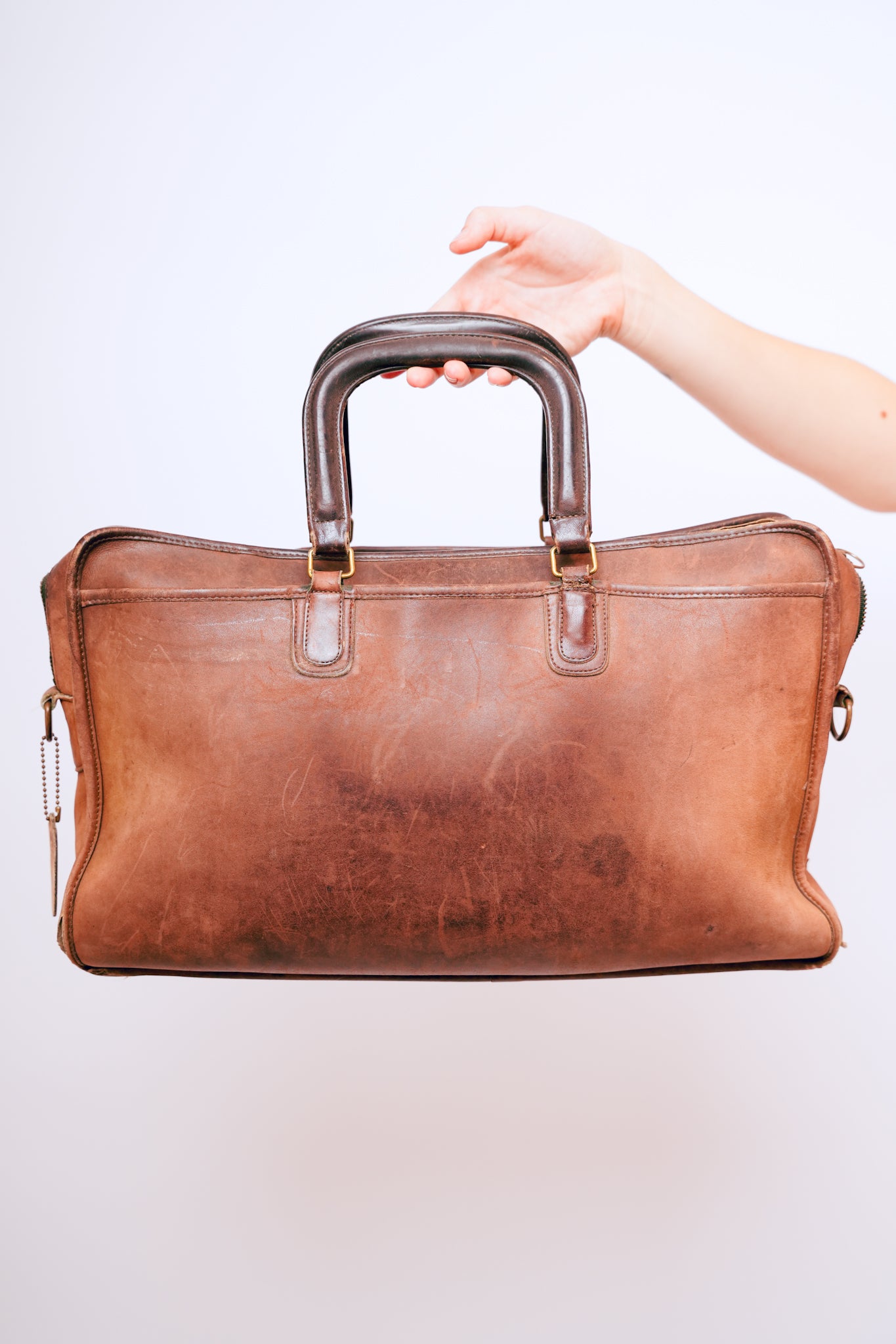 Vintage Brown Coach Briefcase