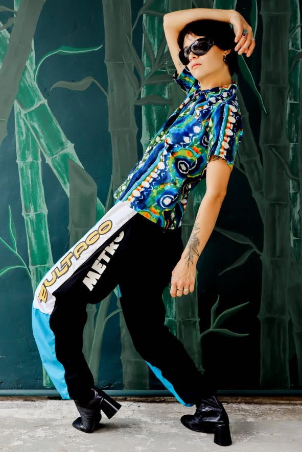 Blue Bultaco Moto Pants