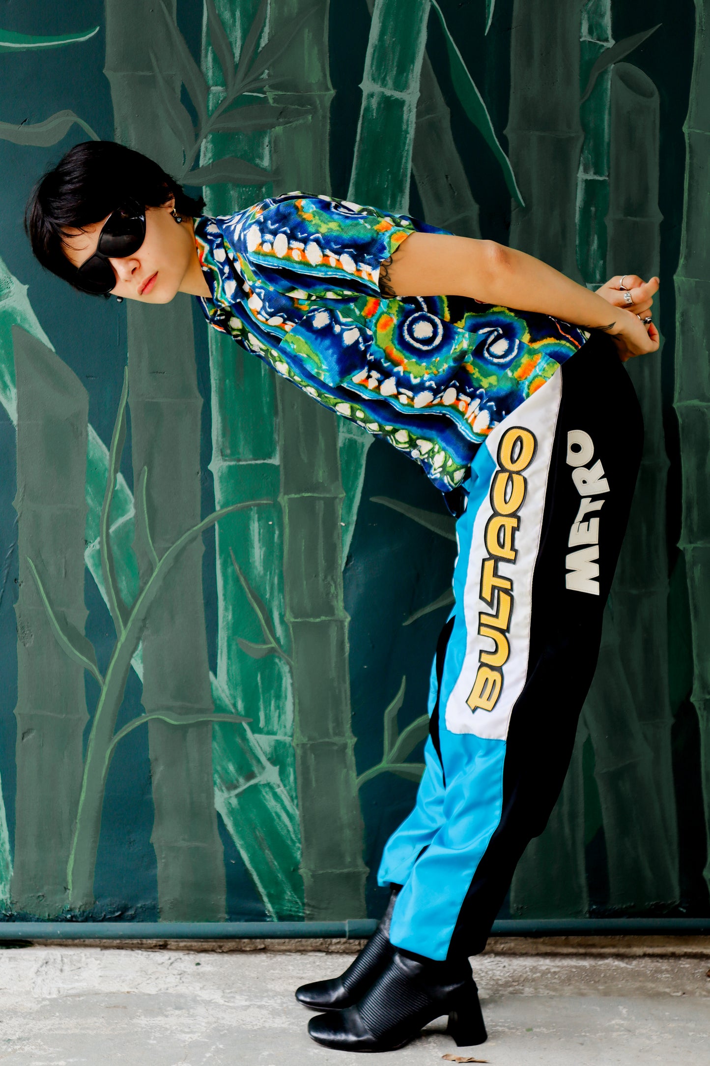 Blue Bultaco Moto Pants