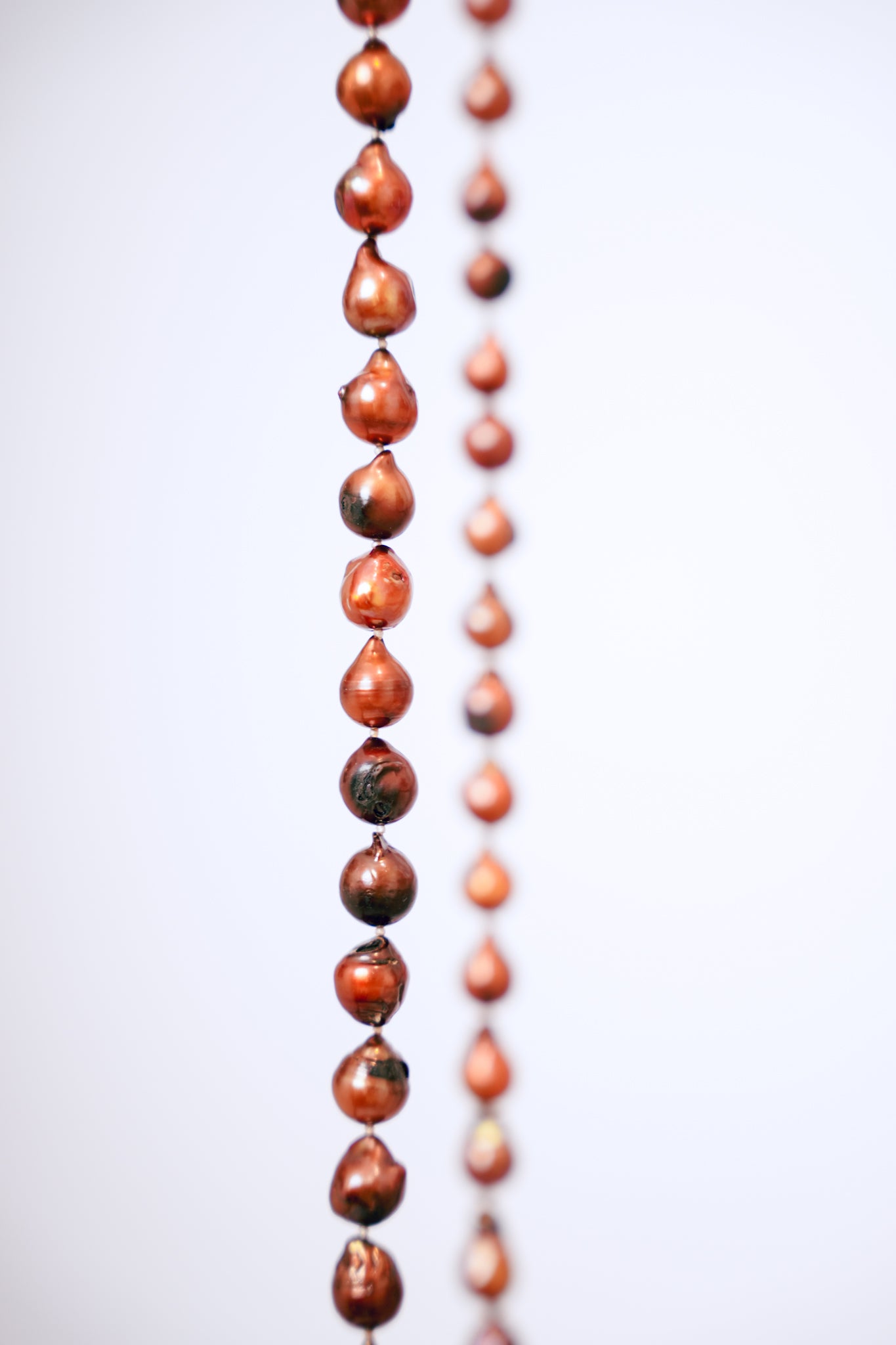 Dyed Baroque Pearl Necklace