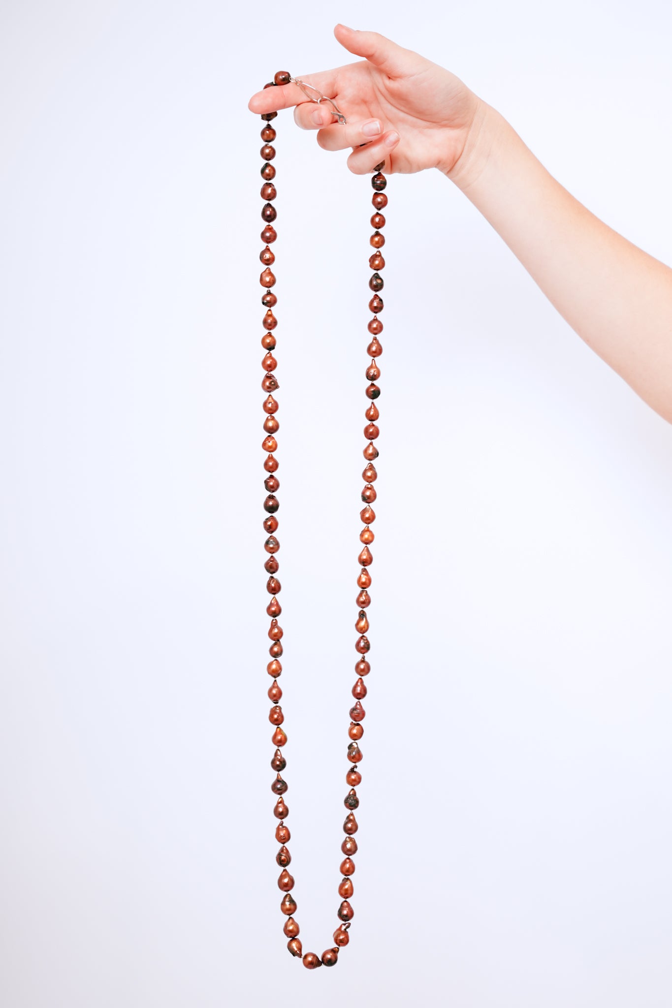 Dyed Baroque Pearl Necklace