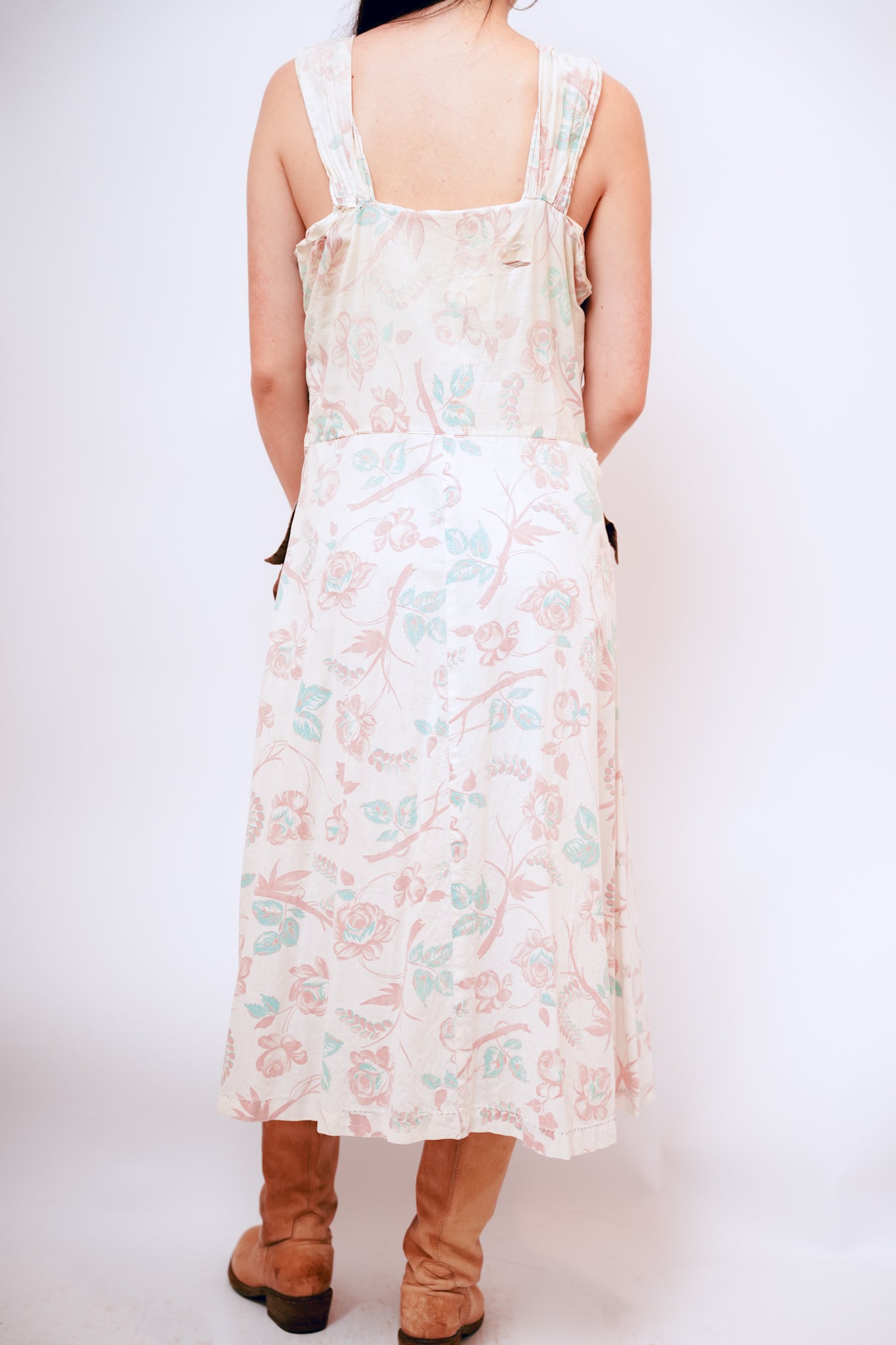 1960s Handmade Prairie Dress