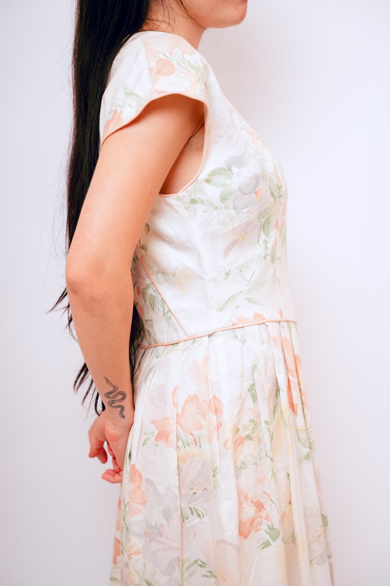 1960's Jerell Floral Day Dress