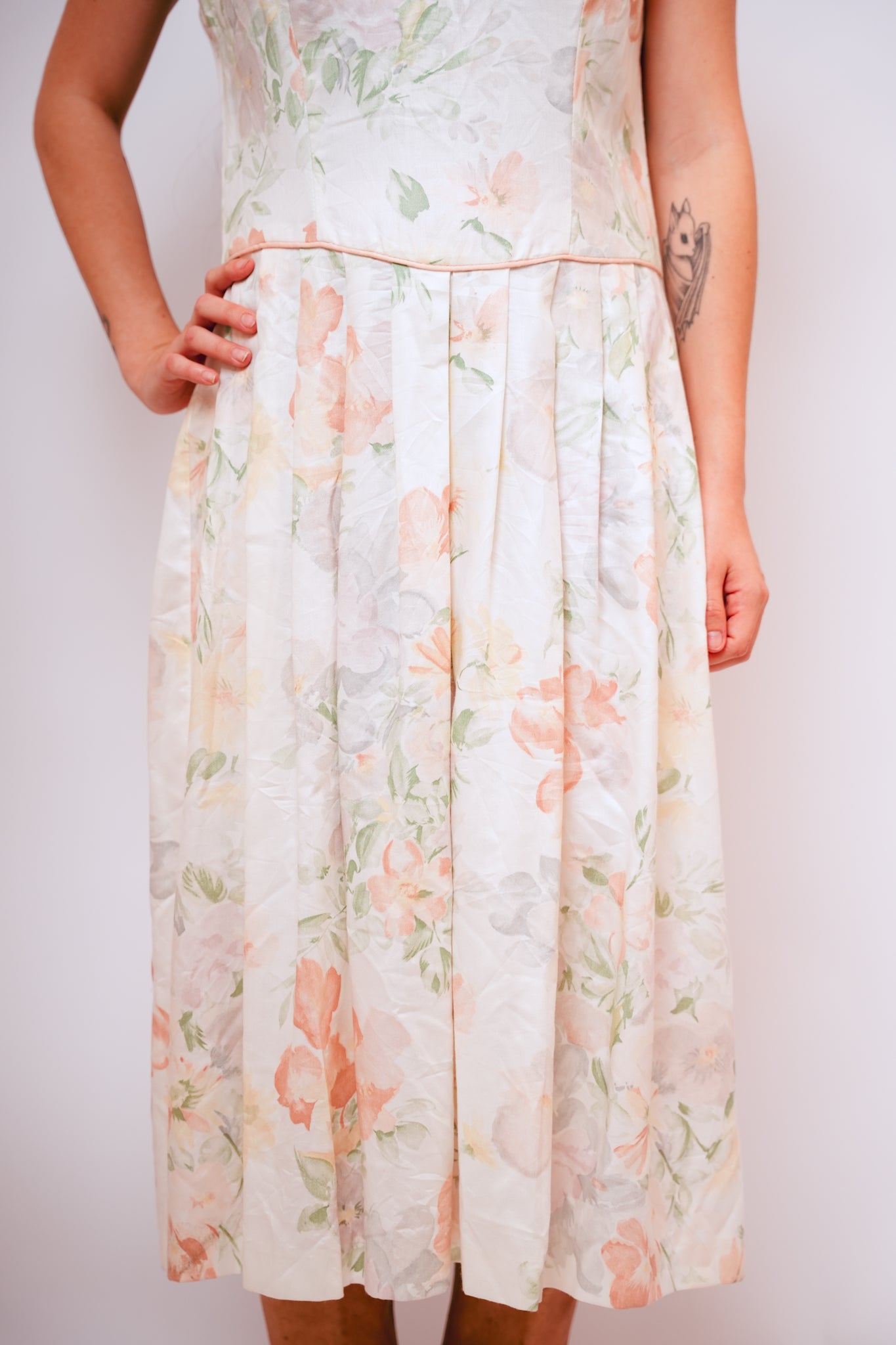 1960's Jerell Floral Day Dress