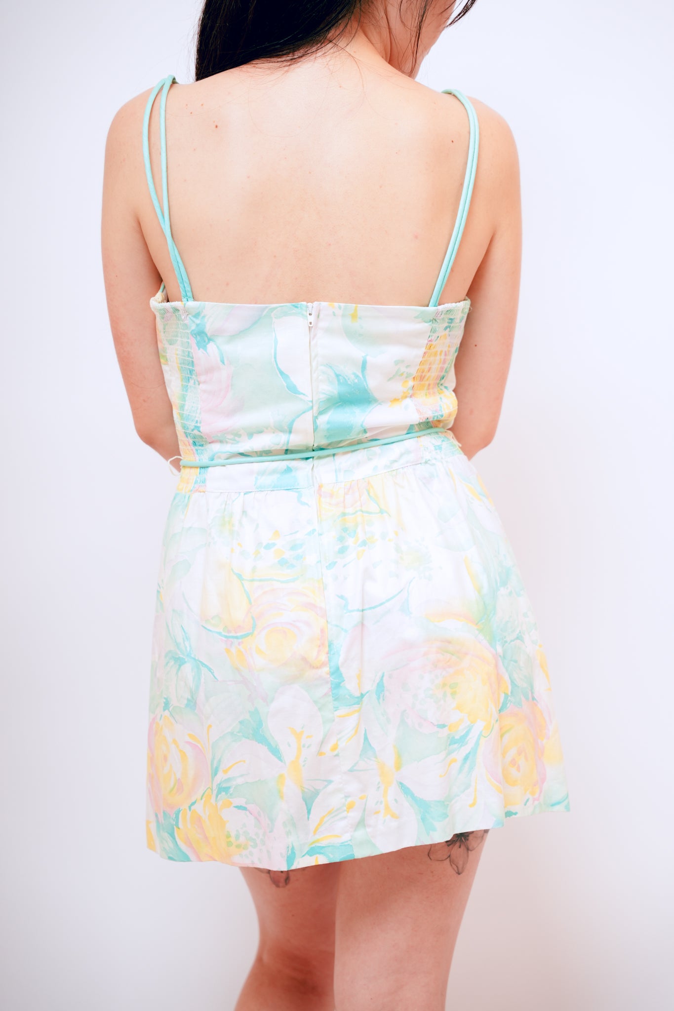 1980s California Poppy by Lanz Romper