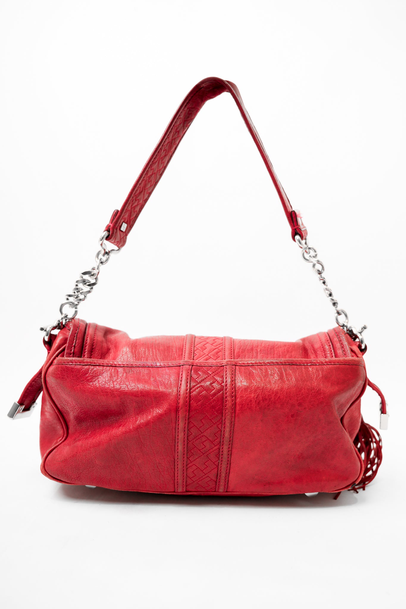 Red L.A.M.B Leather Handbag