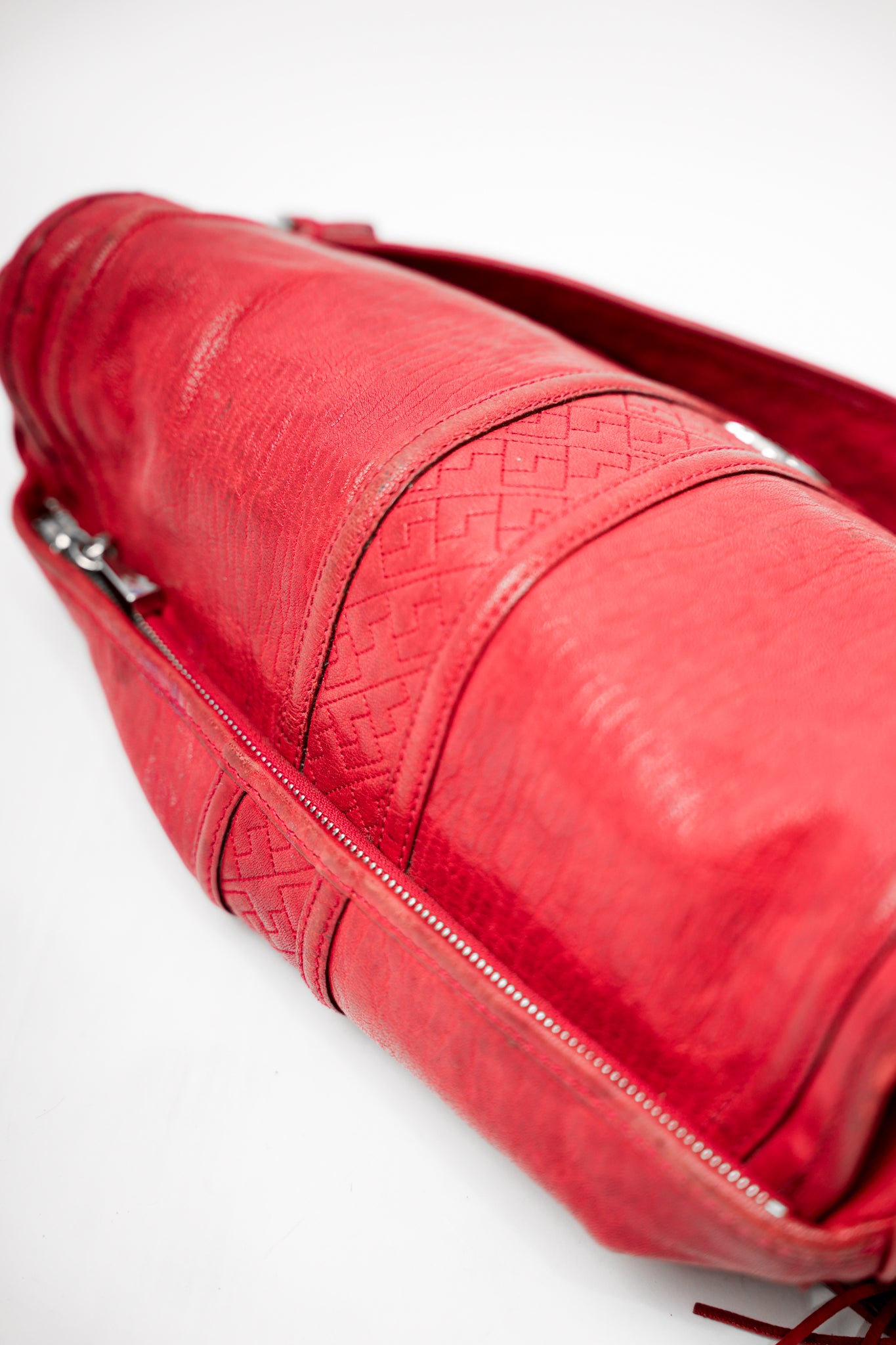 Red L.A.M.B Leather Handbag