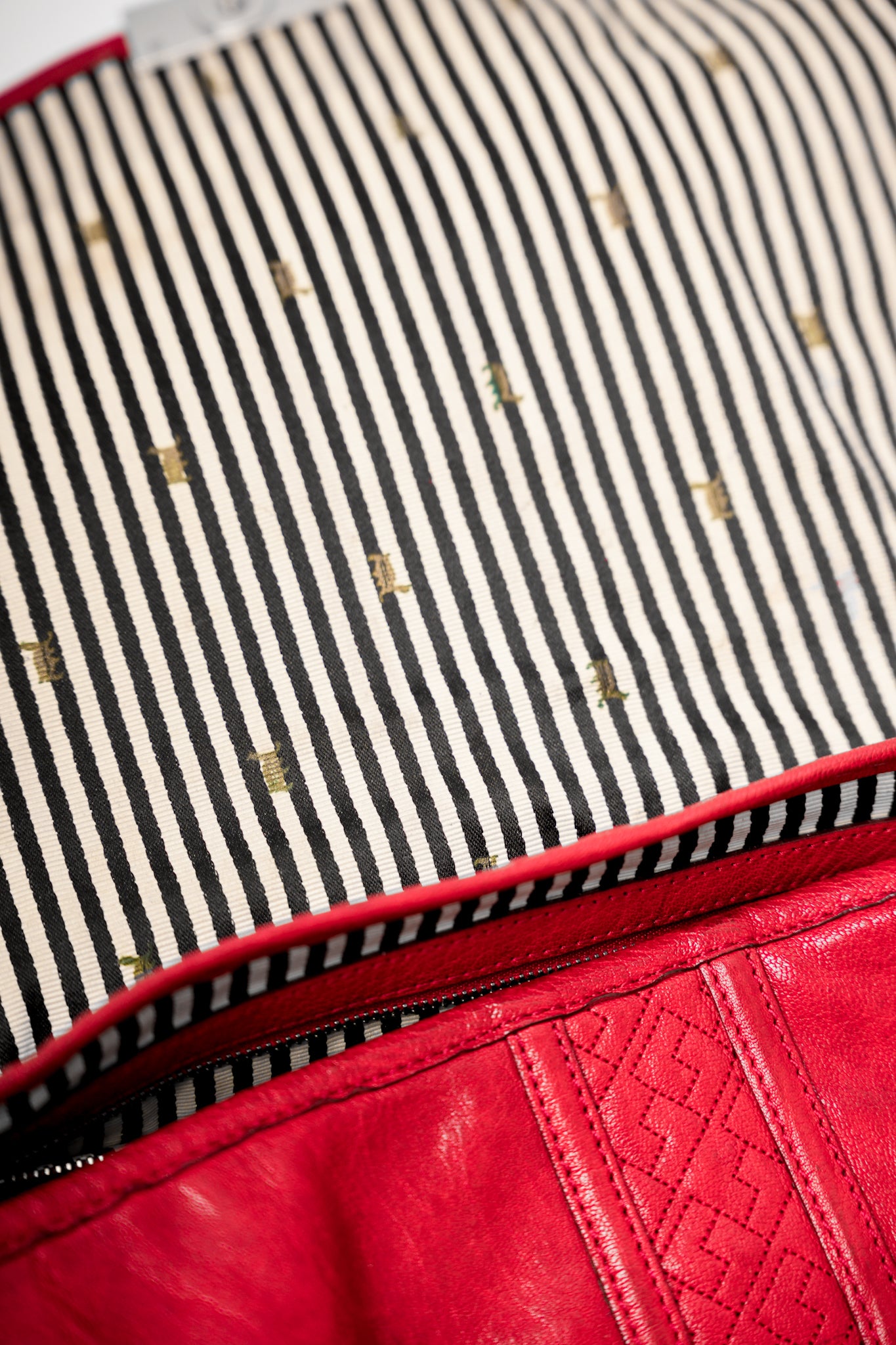 Red L.A.M.B Leather Handbag