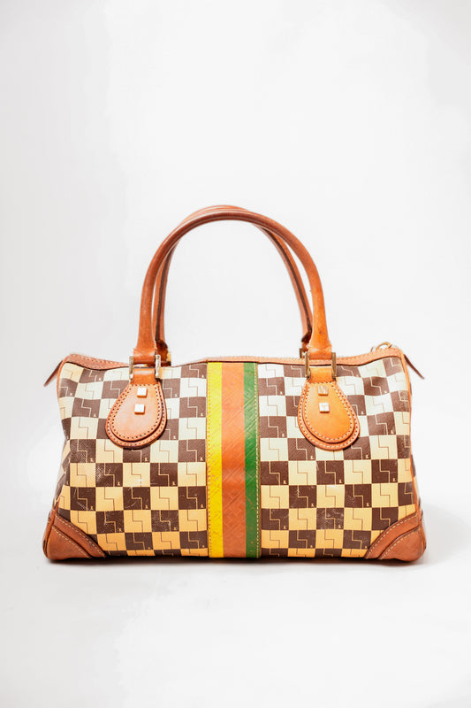 L.A.M.B. Checkered Ombre Handbag