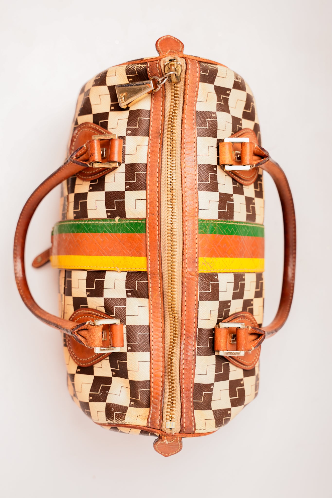 L.A.M.B. Checkered Ombre Handbag