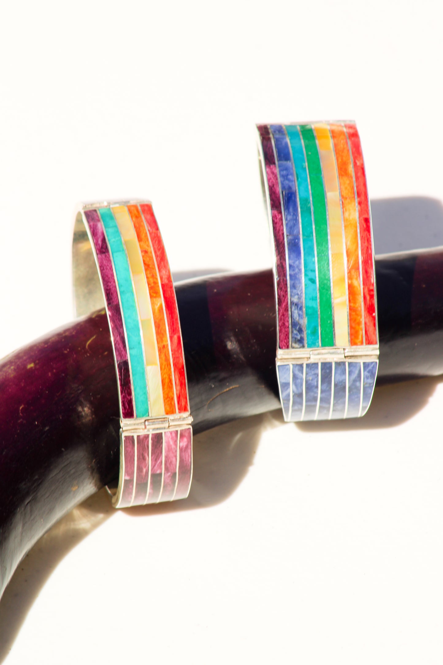Rainbow & Sterling Silver Bracelet