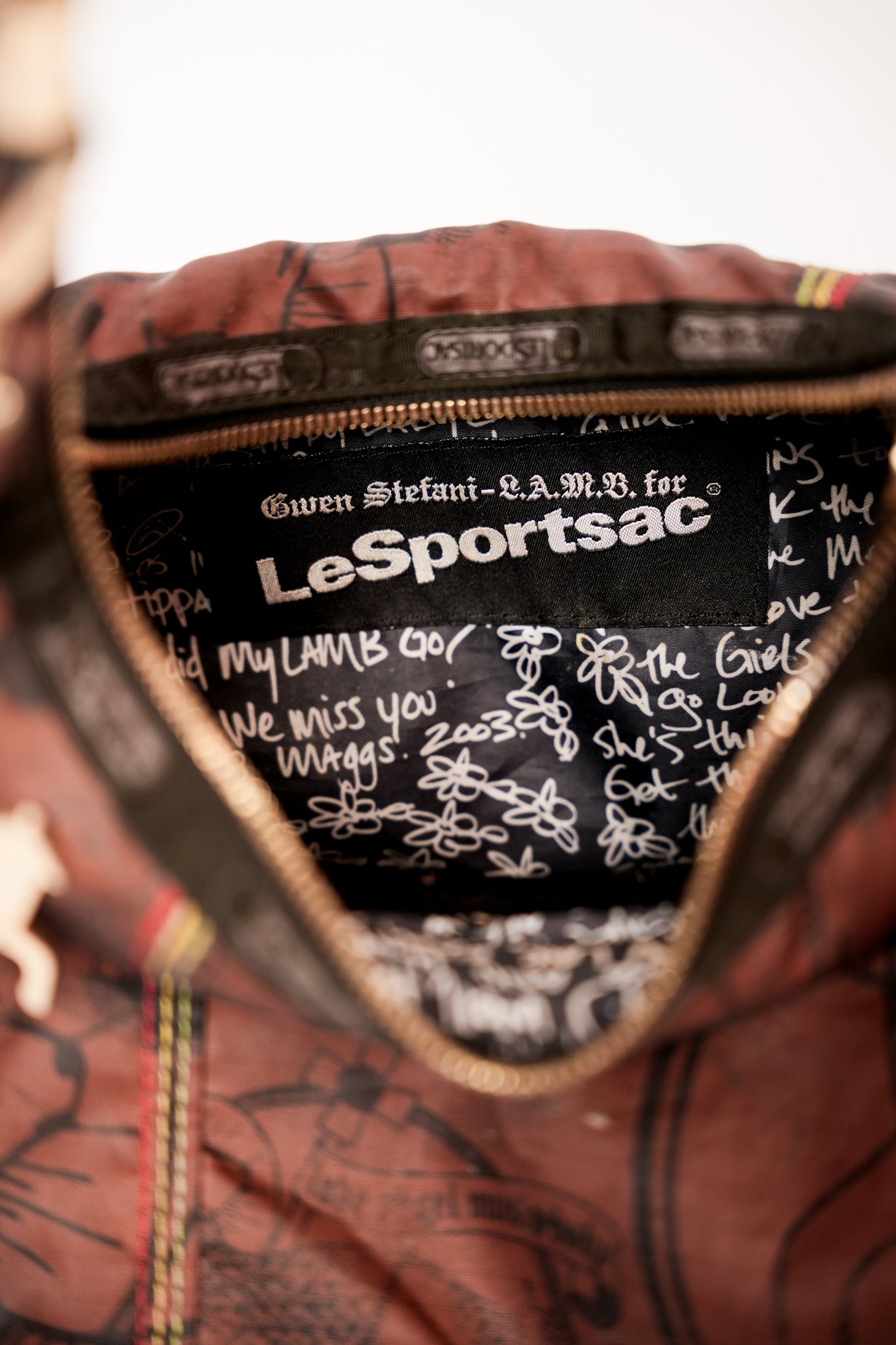 Y2K Gwen Stefani x Lesportsac Rasta L.A.M.B Bag