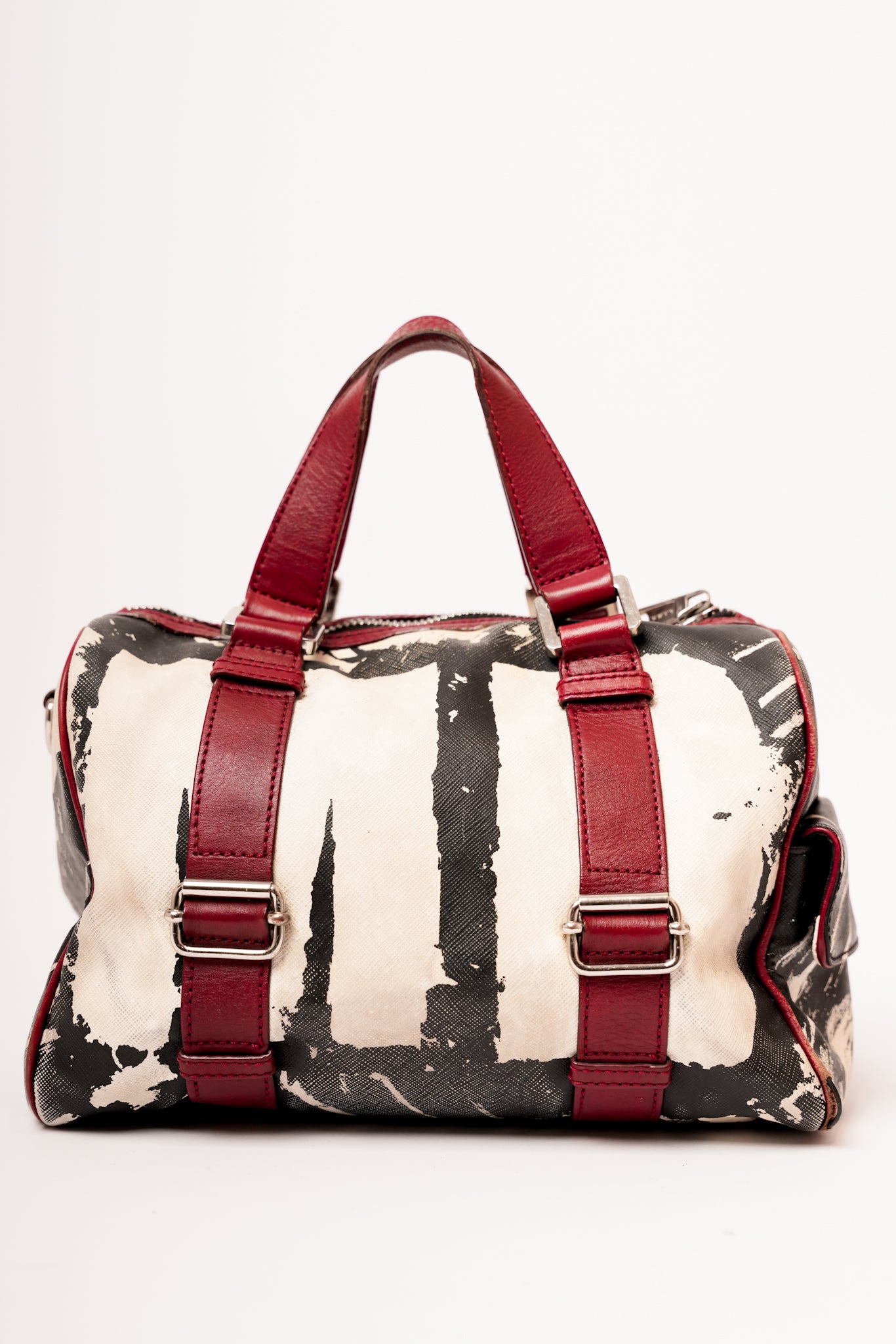 Y2K Abstract Print L.A.M.B Bag