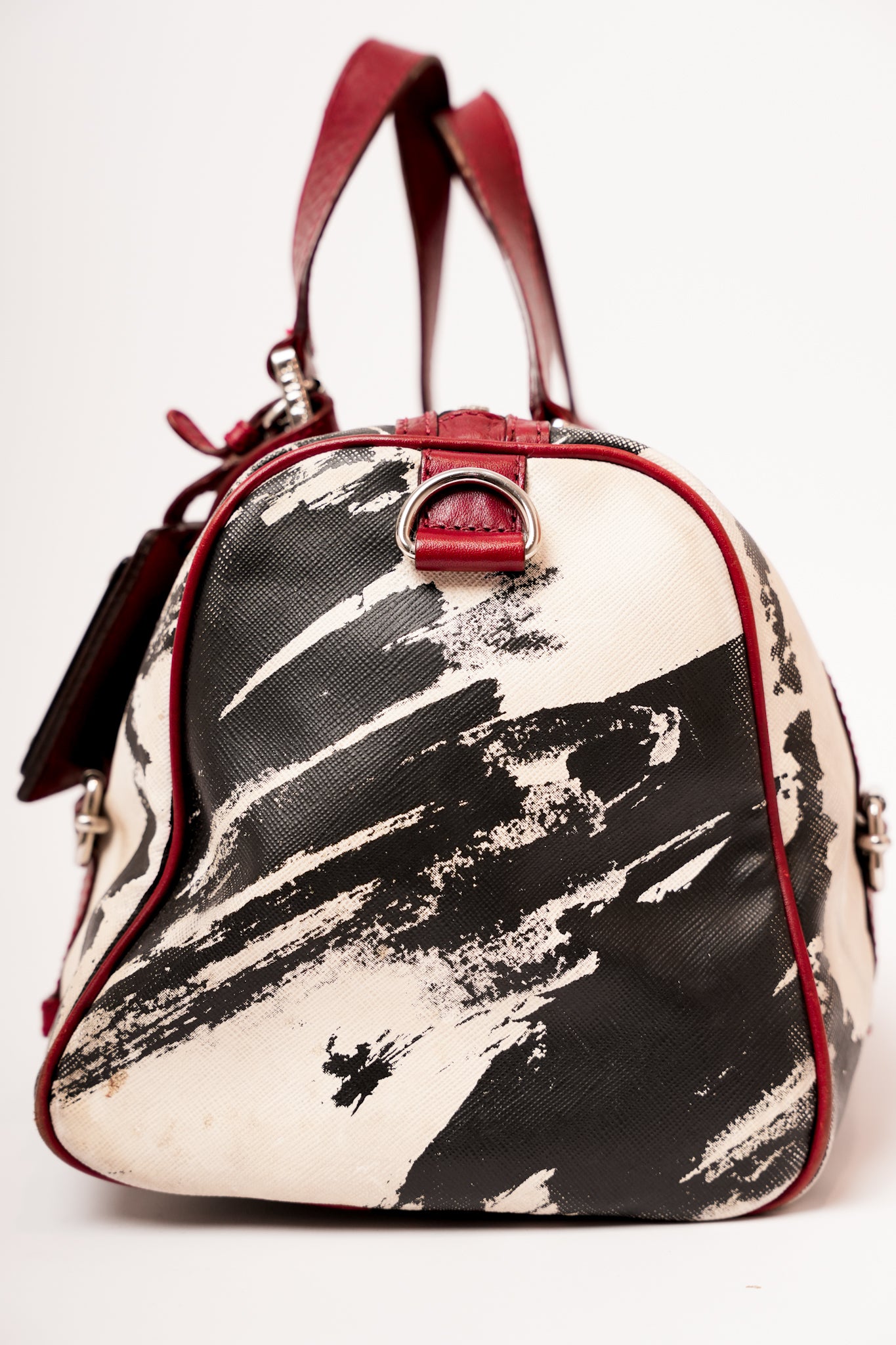 Y2K Abstract Print L.A.M.B Bag