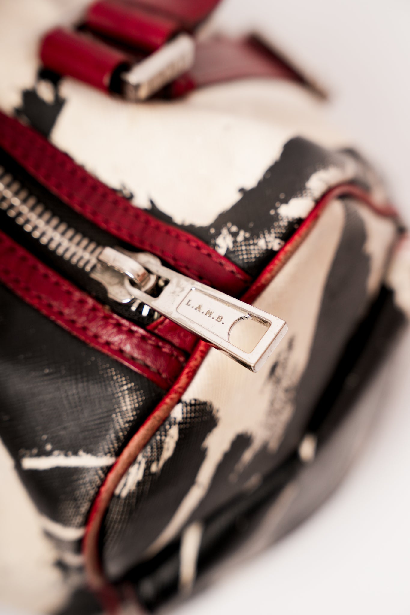 Y2K Abstract Print L.A.M.B Bag
