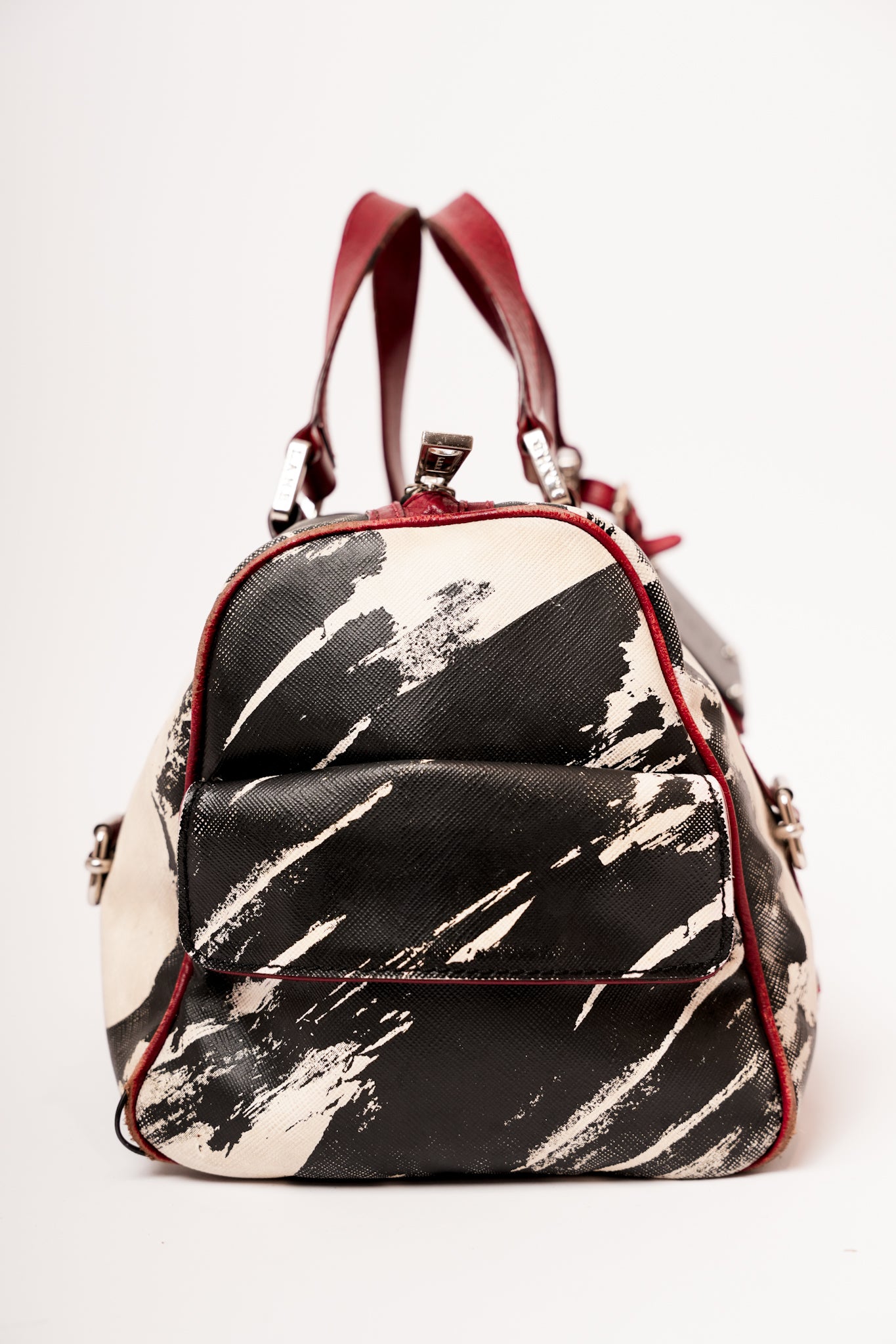 Y2K Abstract Print L.A.M.B Bag