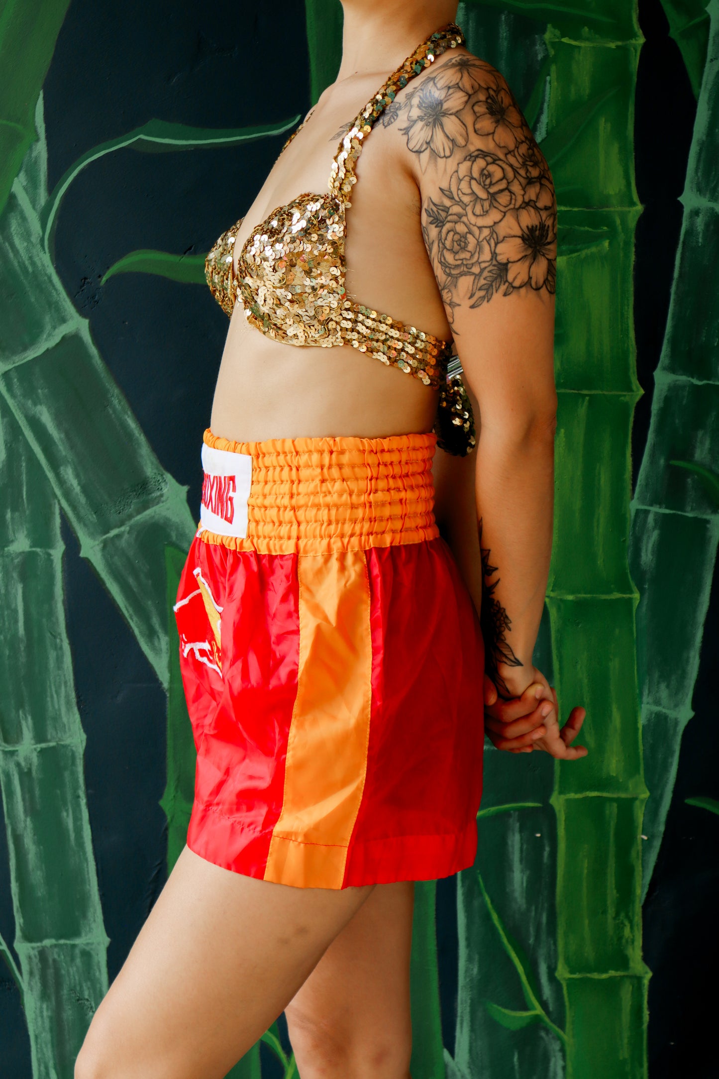 Red Thai Boxing Shorts