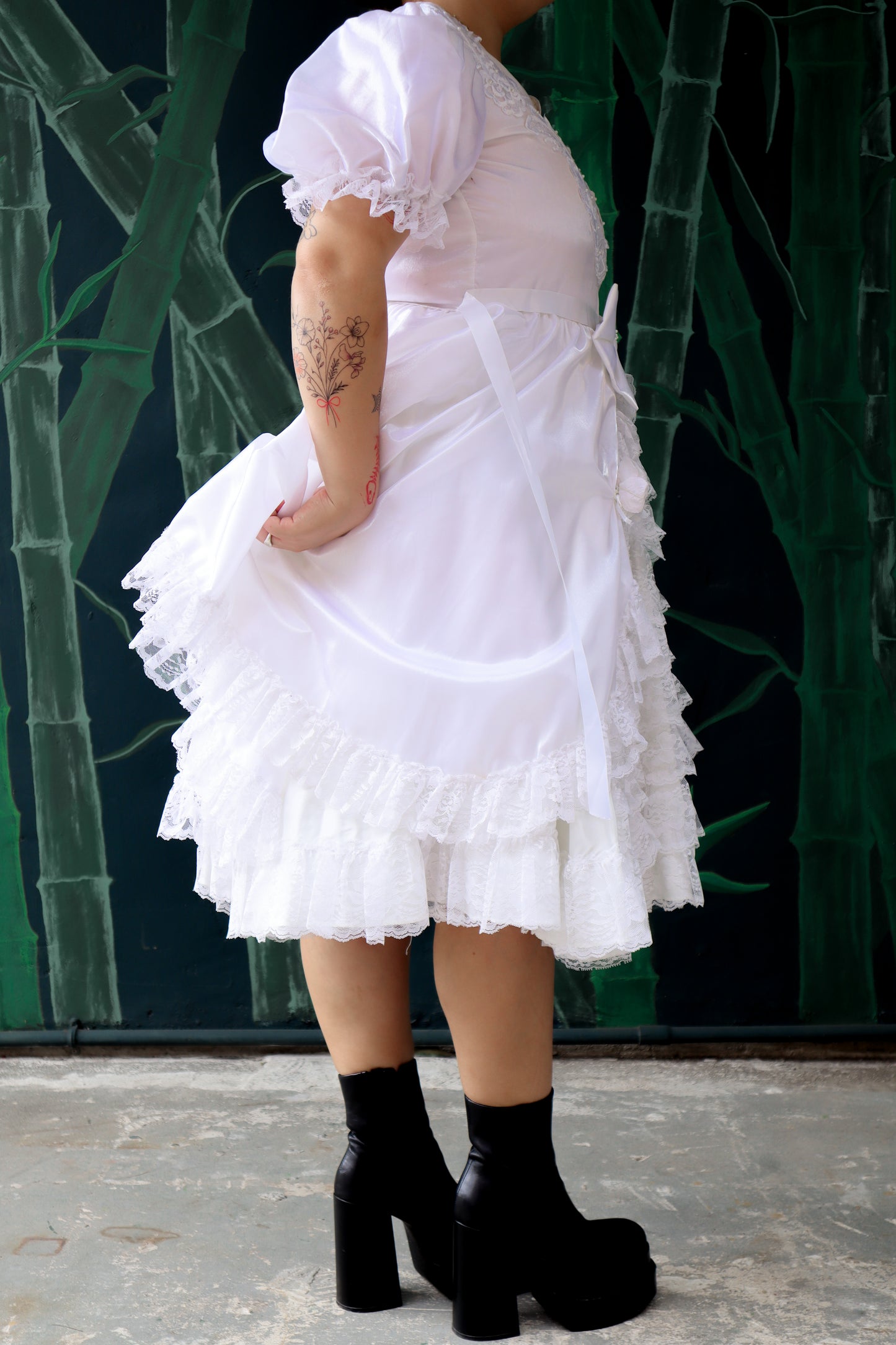 1980s Perfectly Poofy Wedding Dress