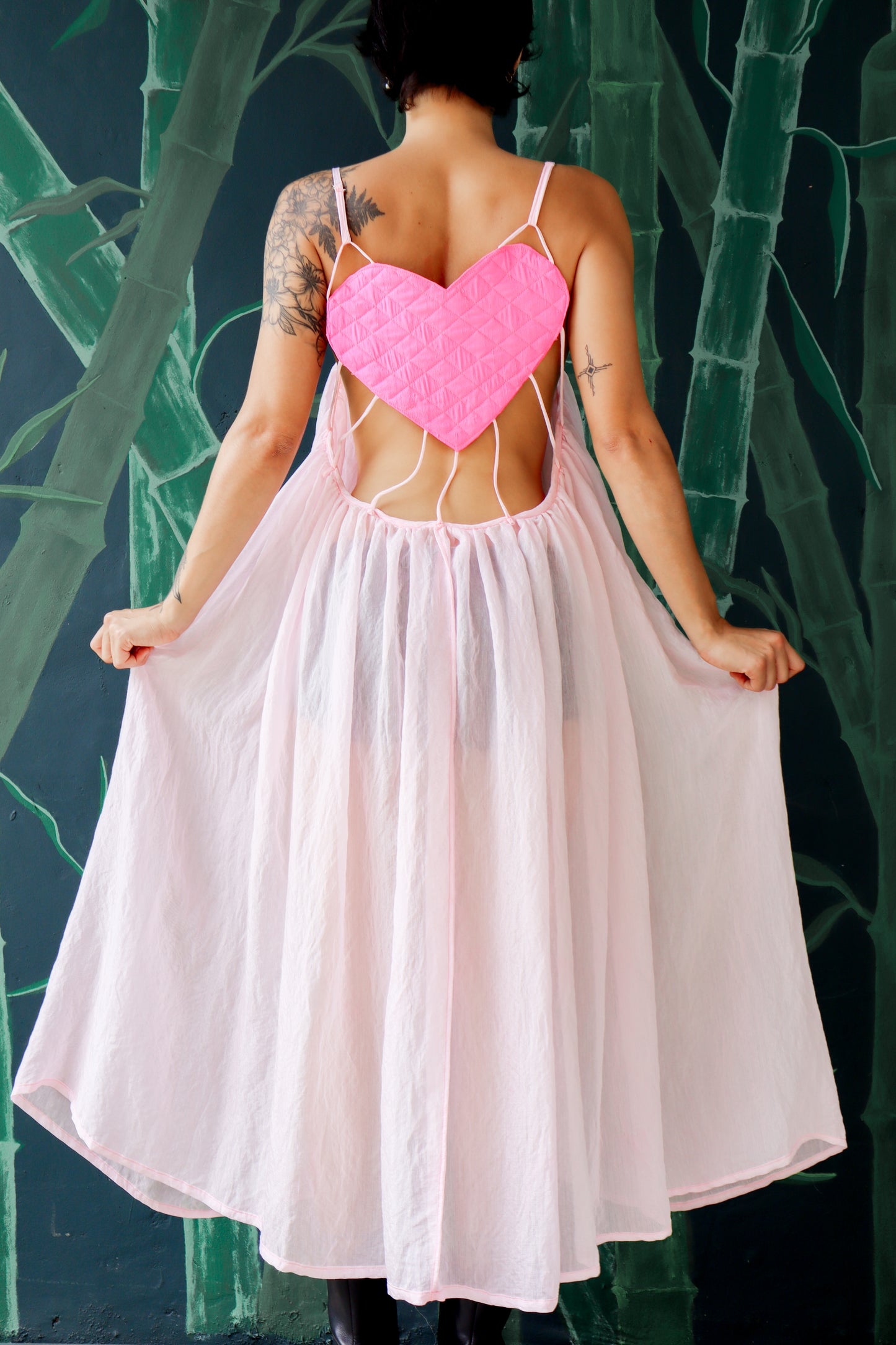 Handmade Heart Dress by Caramiya