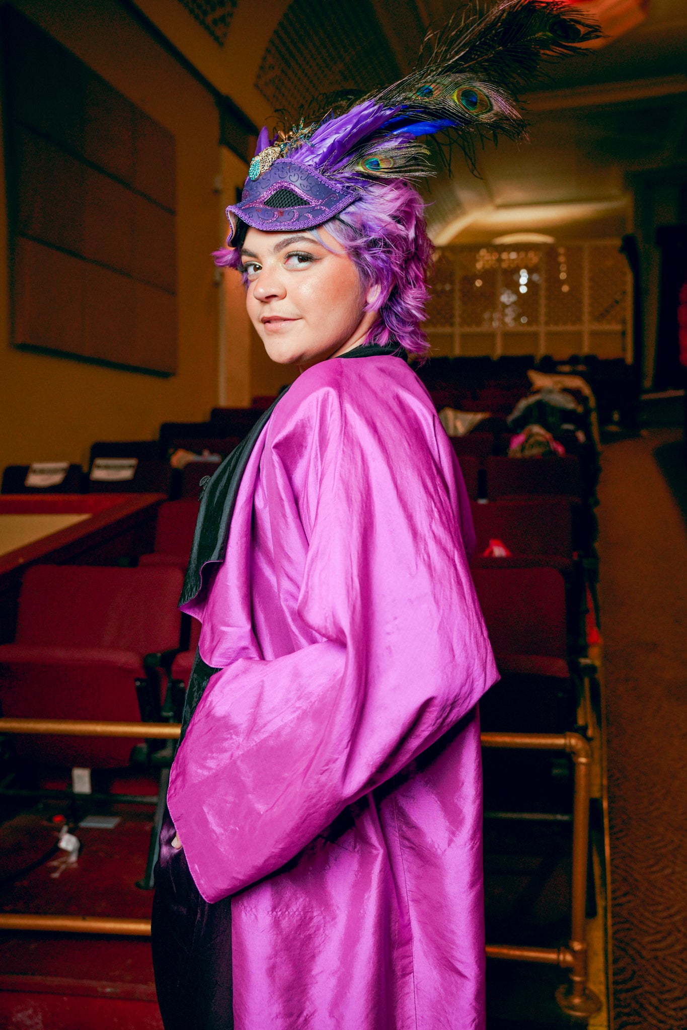 Handmade Black and Purple Kimono