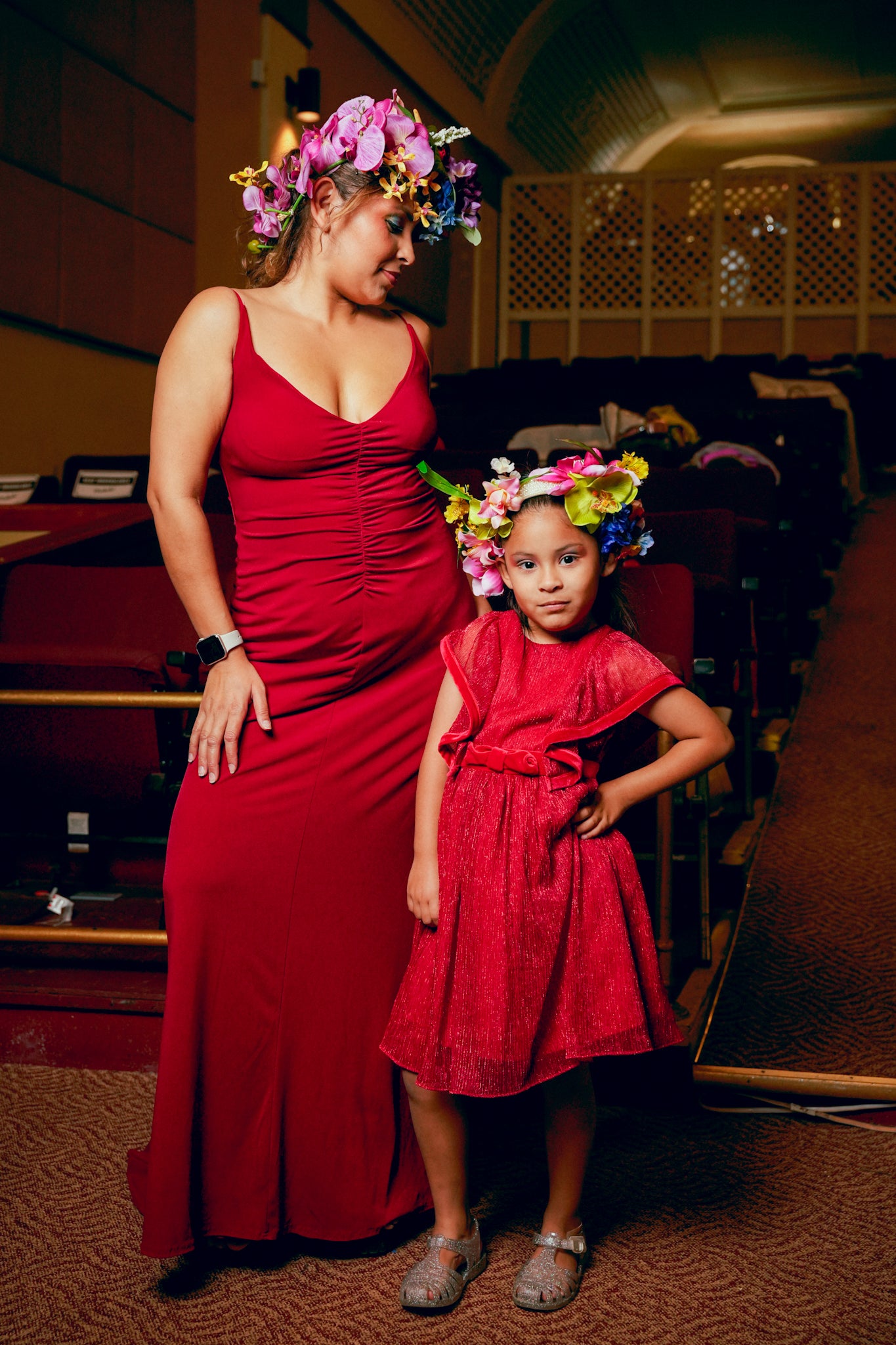 Alfred Angelo Ruched Red Dress