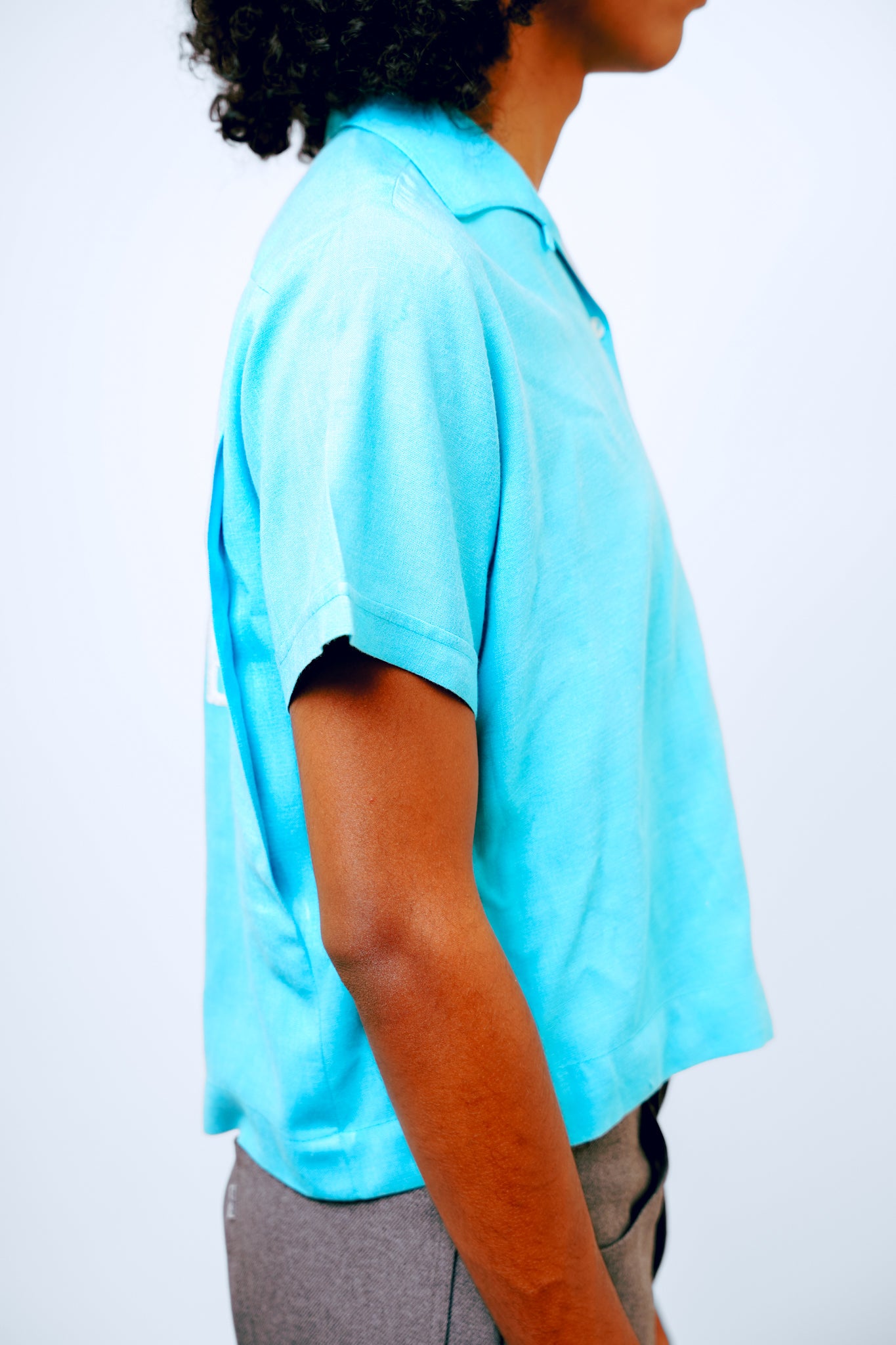 Auntie Eleanors Vintage Blue Bowling Tee