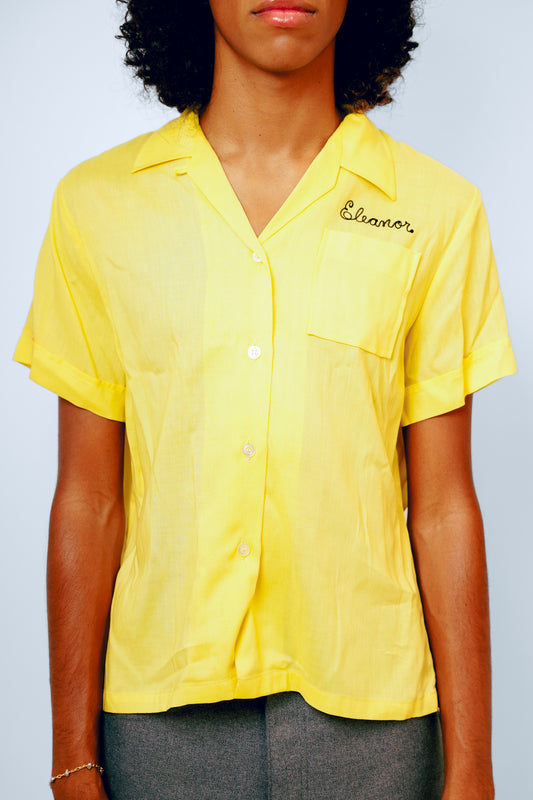 Auntie Eleanors Vintage Carmack Insurance Bowling Shirt