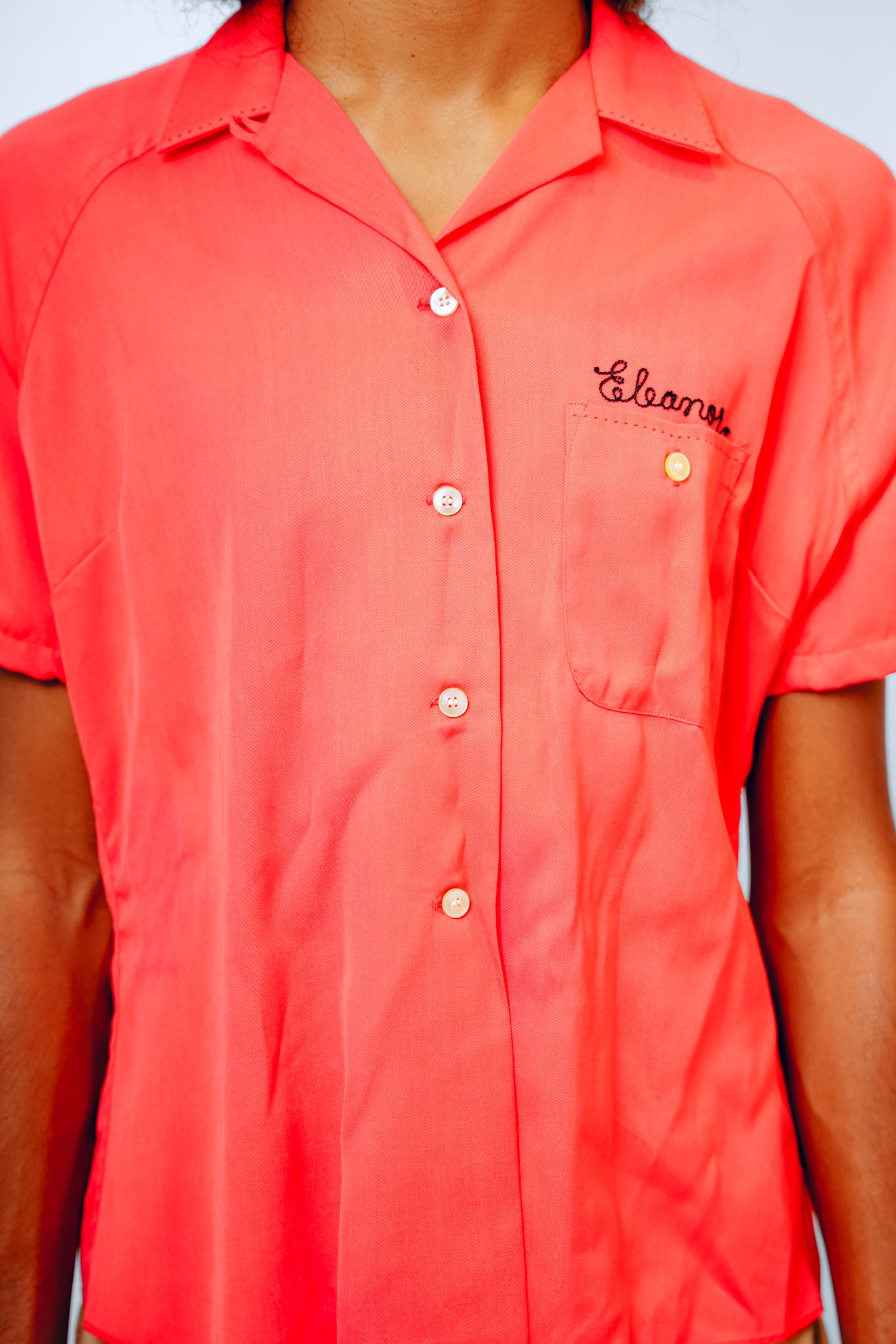 Auntie Eleanors Red Vintage Bowling Tee