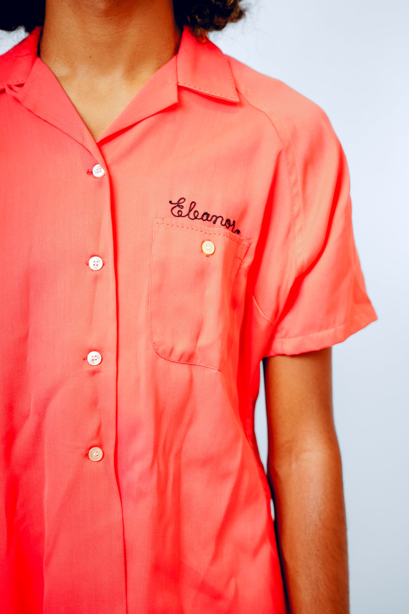 Auntie Eleanors Red Vintage Bowling Tee