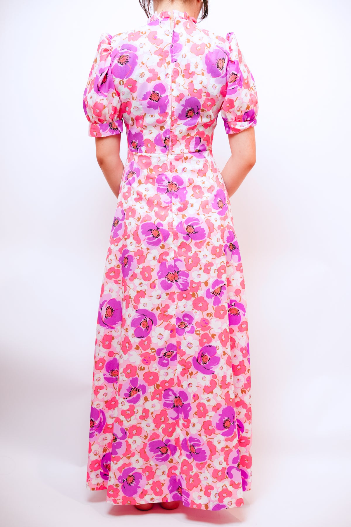 Vintage Pink Floral MuuMuu