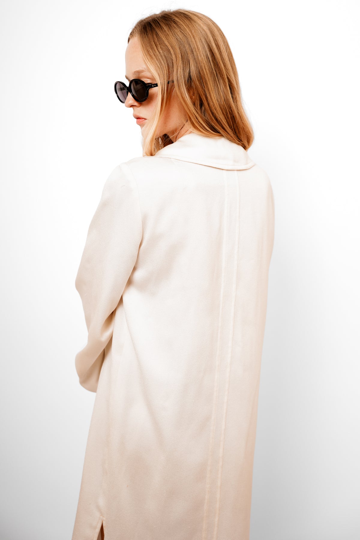 1980s Cream Night Dress