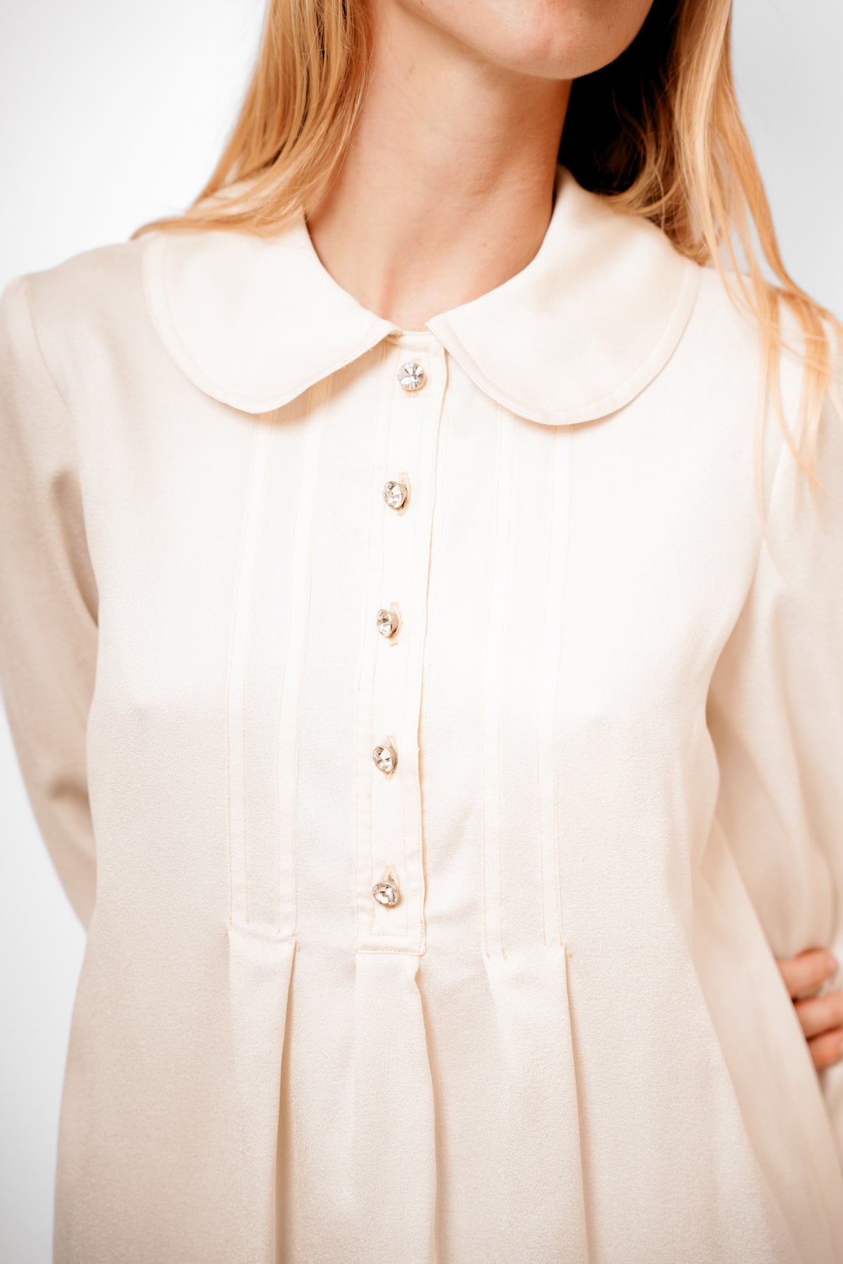 1980s Cream Night Dress