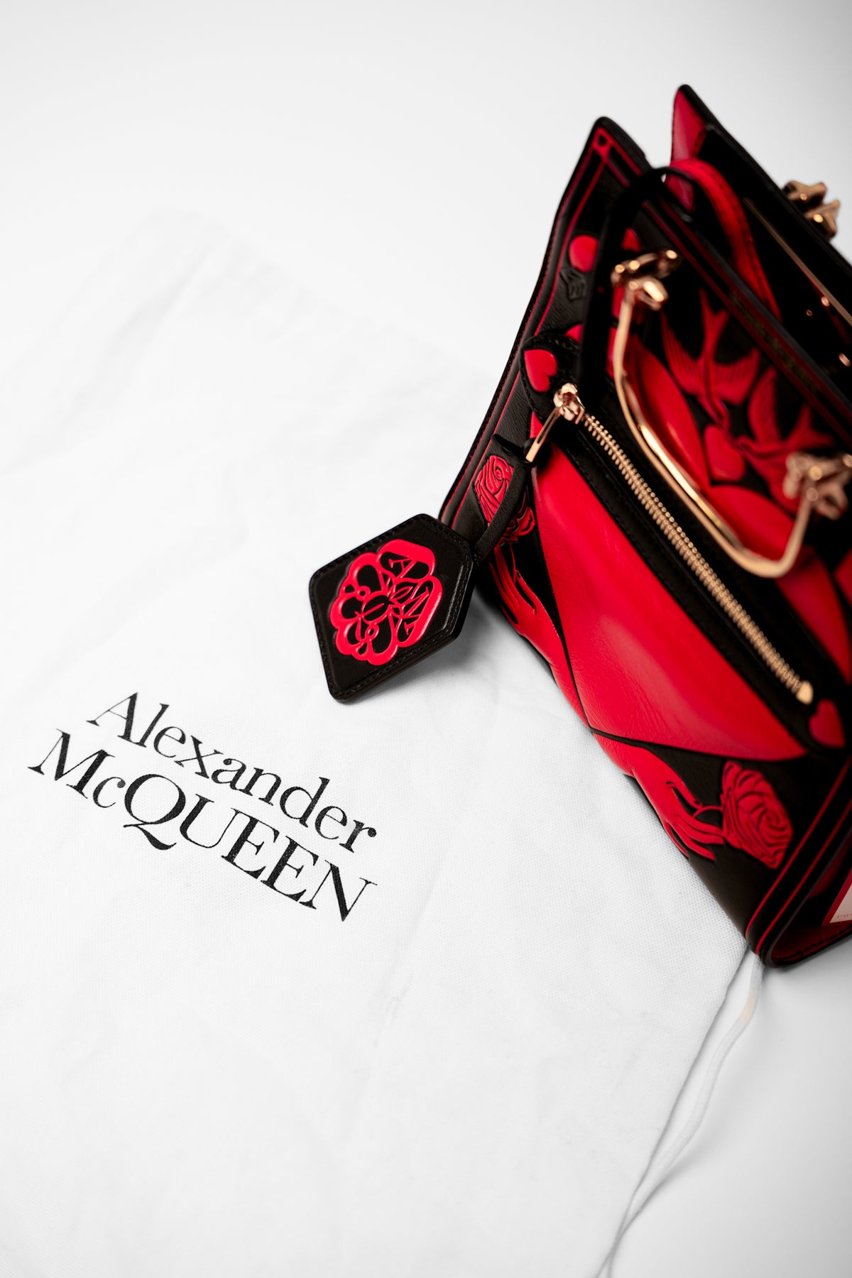 Alexander McQueen Short Story Handbag