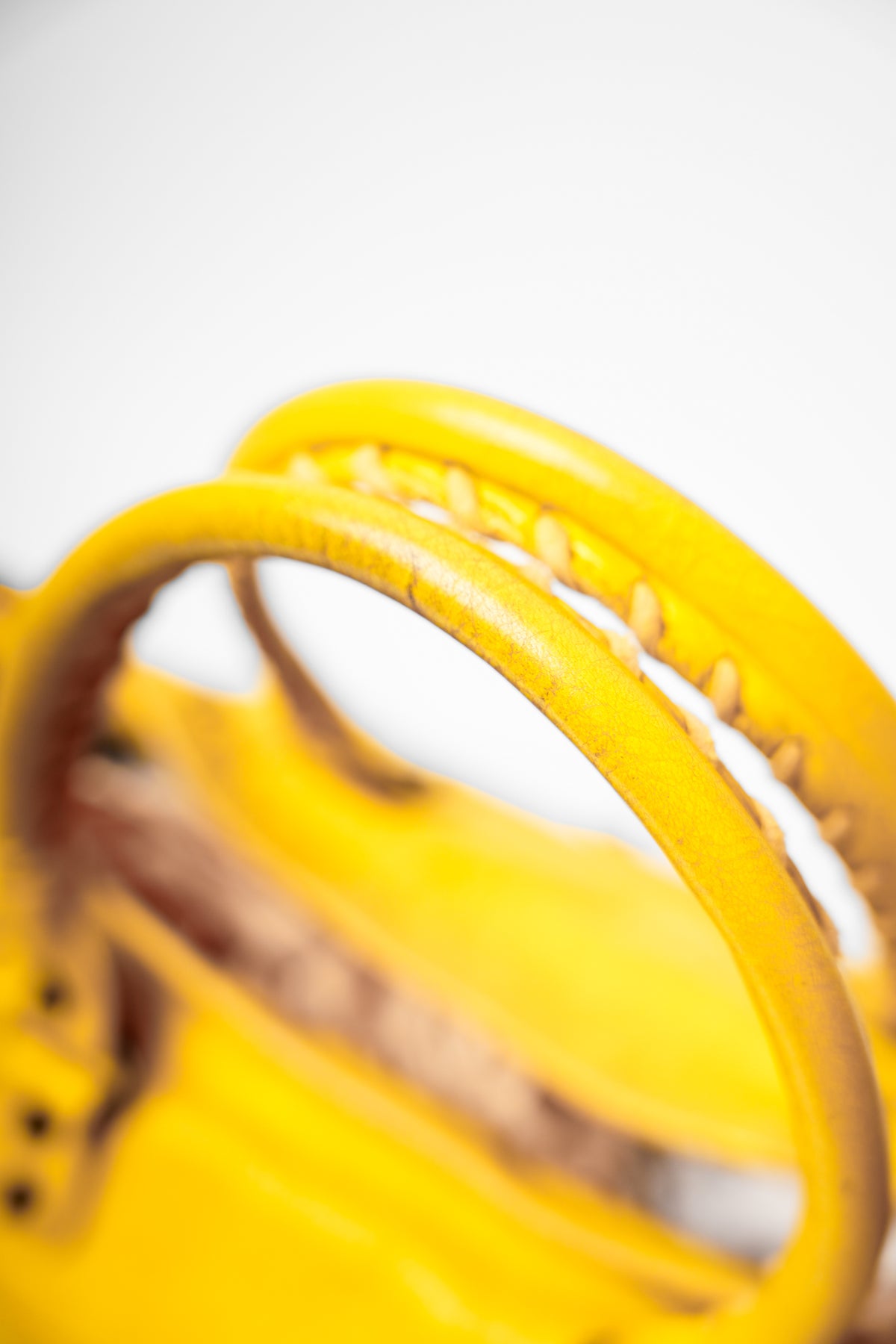 Balenciaga Yellow Leather Motorcycle Bag