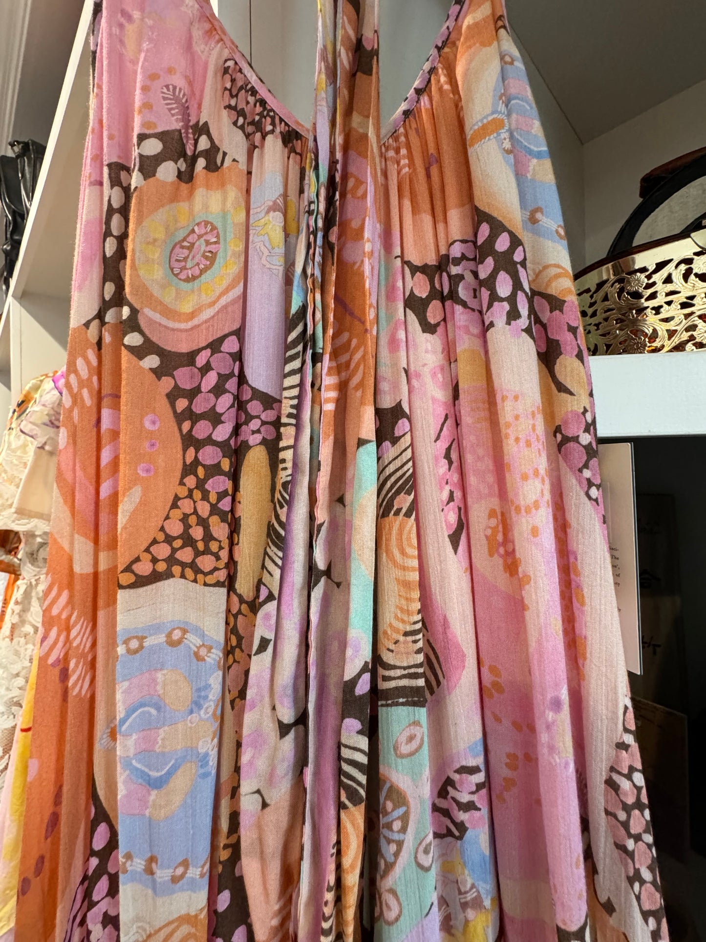 Maleisha Moo Strappy Maxi Dress