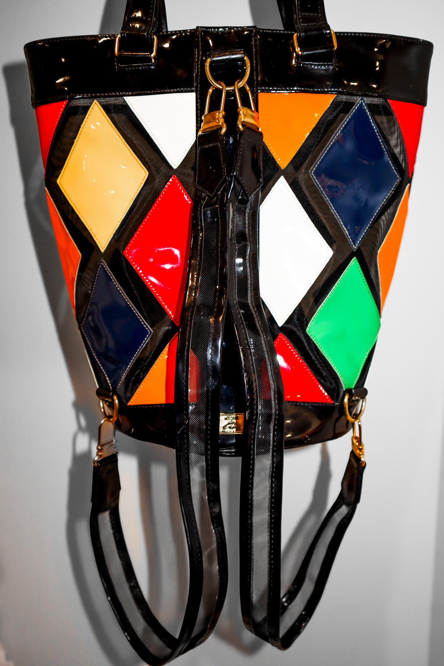 Vintage Late 1980s/ Early 1990s Moschino by Redwall Bucket Bag