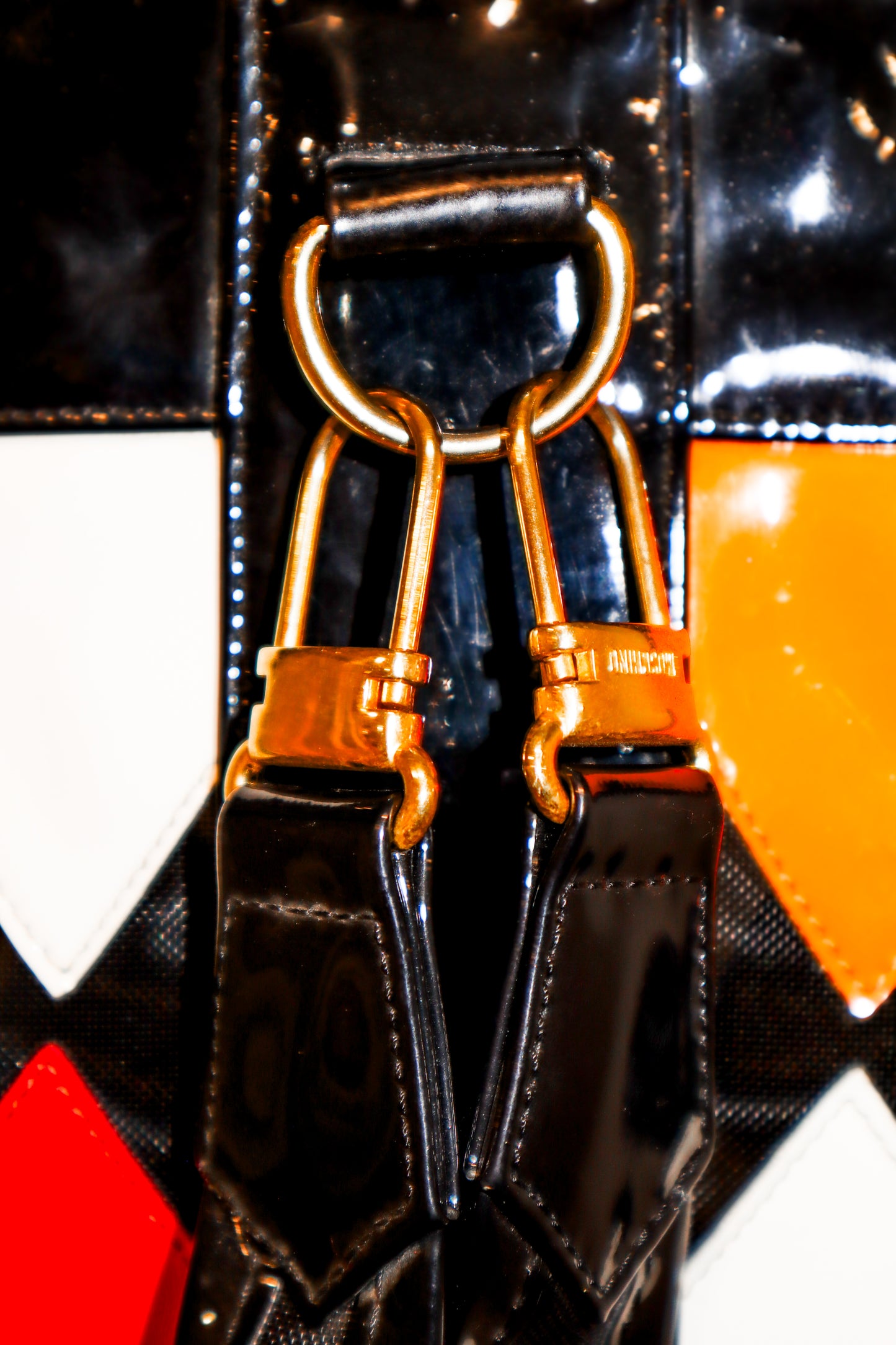 Vintage Late 1980s/ Early 1990s Moschino by Redwall Bucket Bag