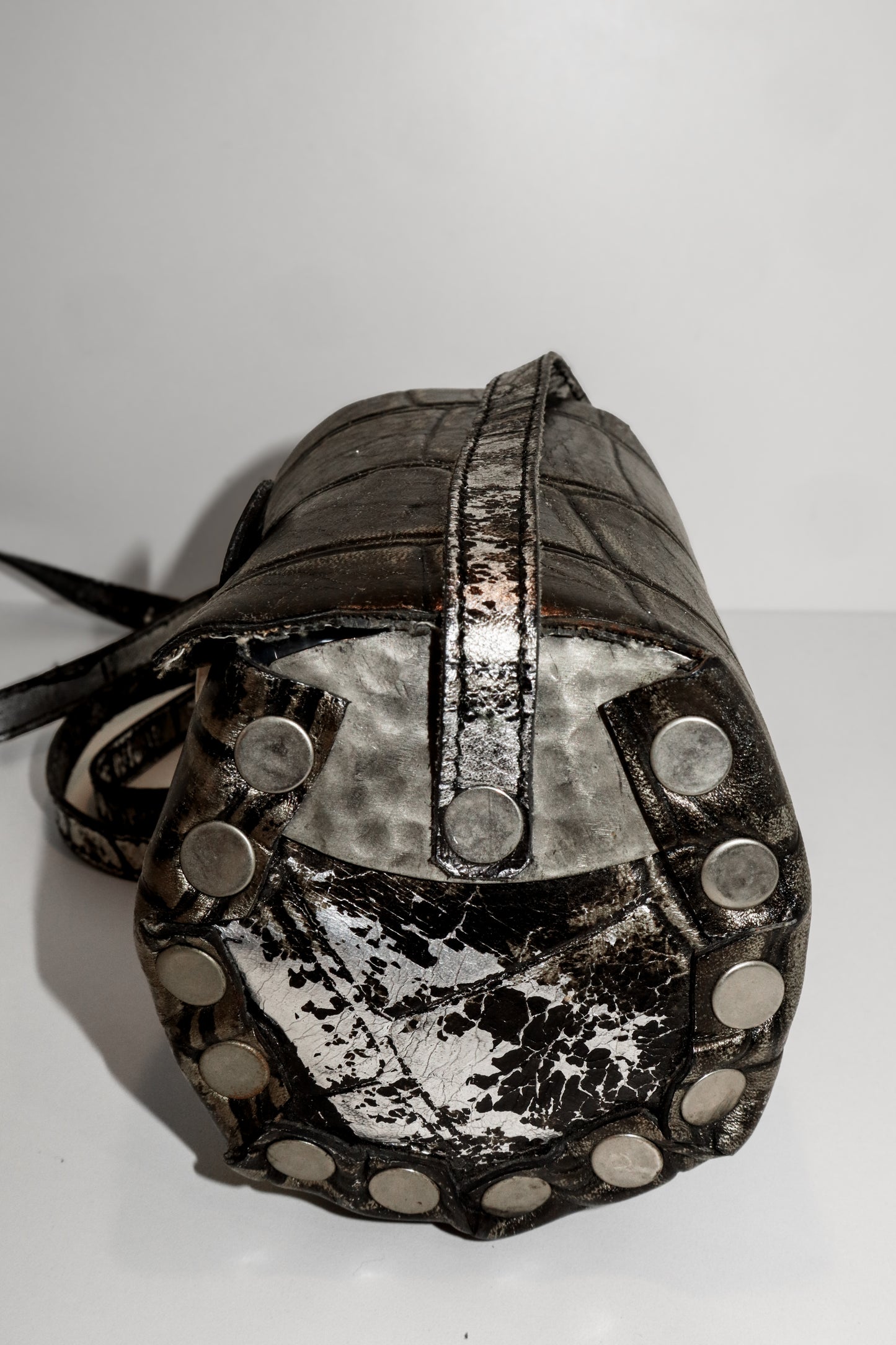 Vintage Handmade Barrel Bag