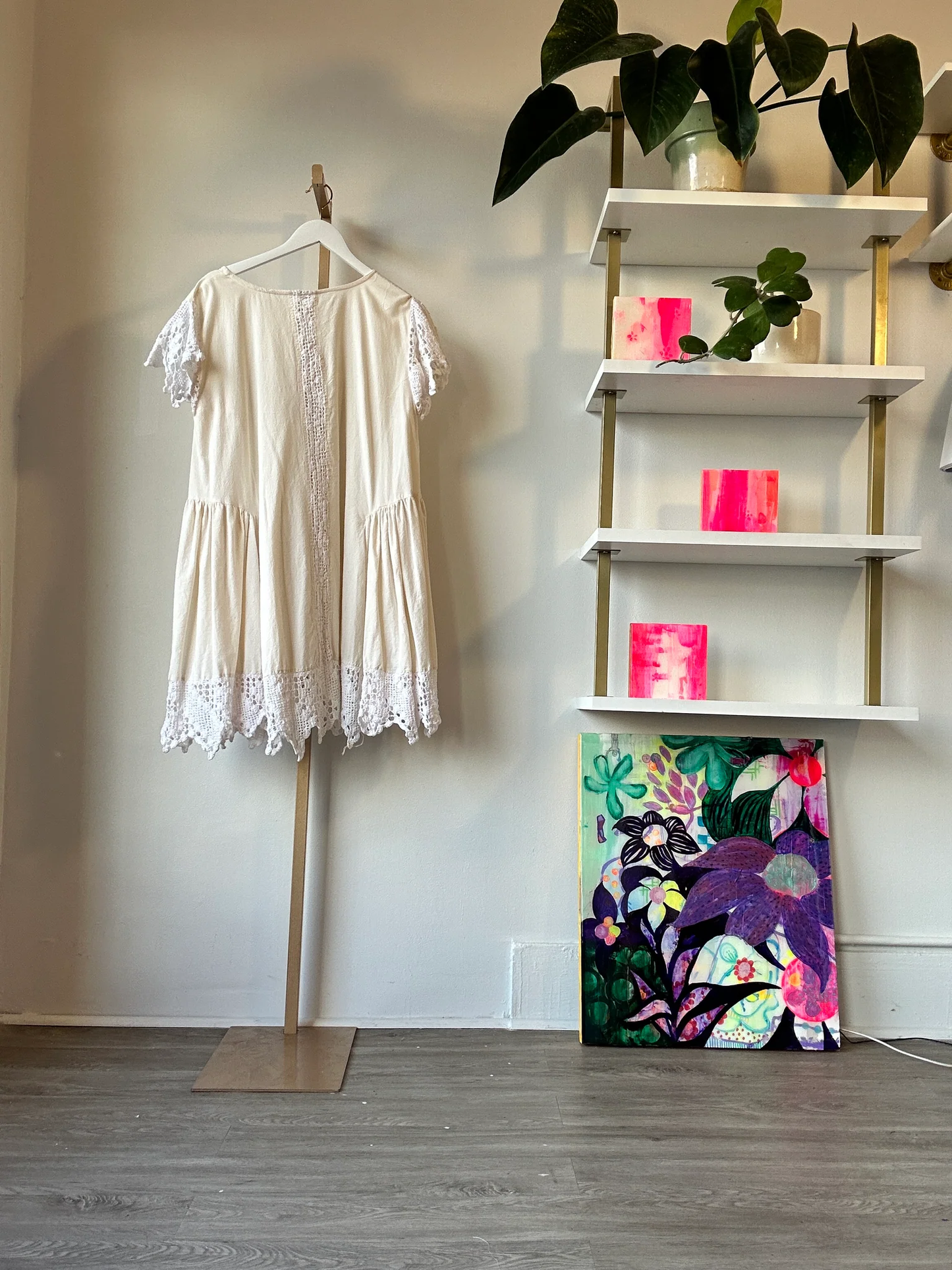 Up-cycled Bed Spread Dress